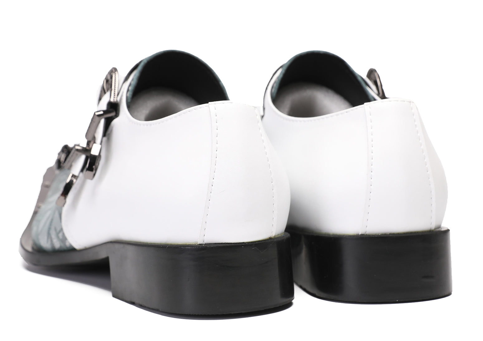 Mens Casual Dress Two Tone Western Loafers