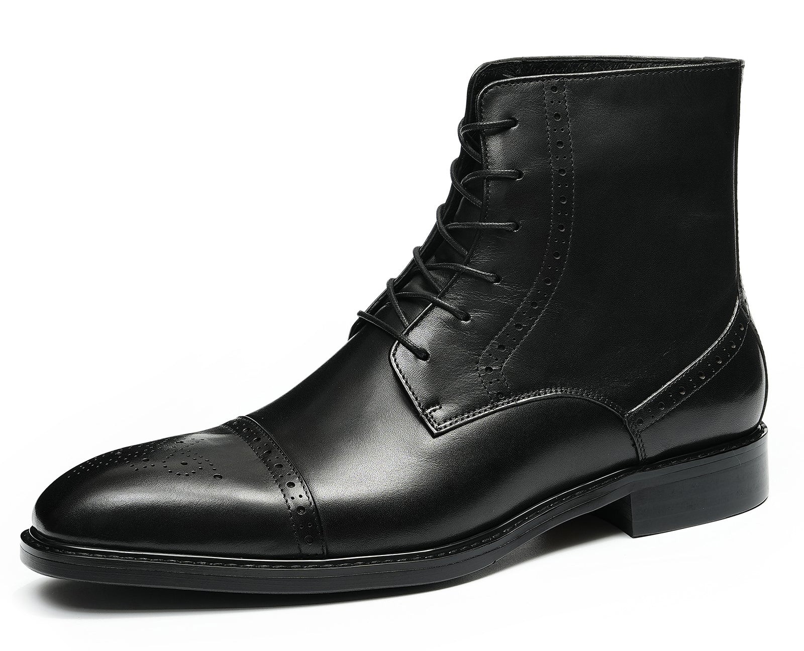 Men's Handmade Dress Wingtips Brogues Oxfords Boots