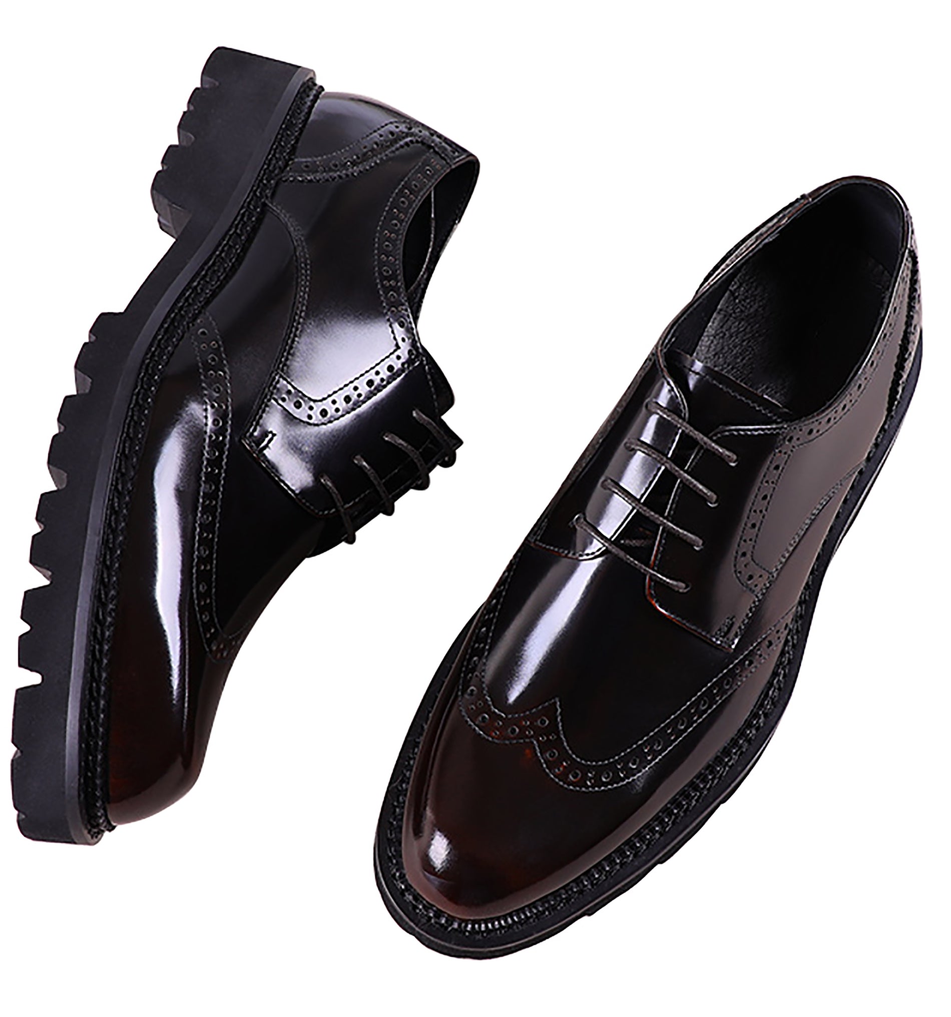 Men's Handmade Formal Wingtips Brogues Derby