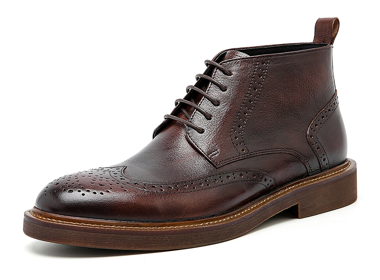 Men's Dress Longwing Brogues Oxford Boots