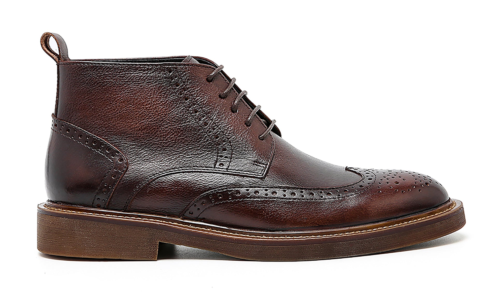 Men's Dress Longwing Brogues Oxford Boots