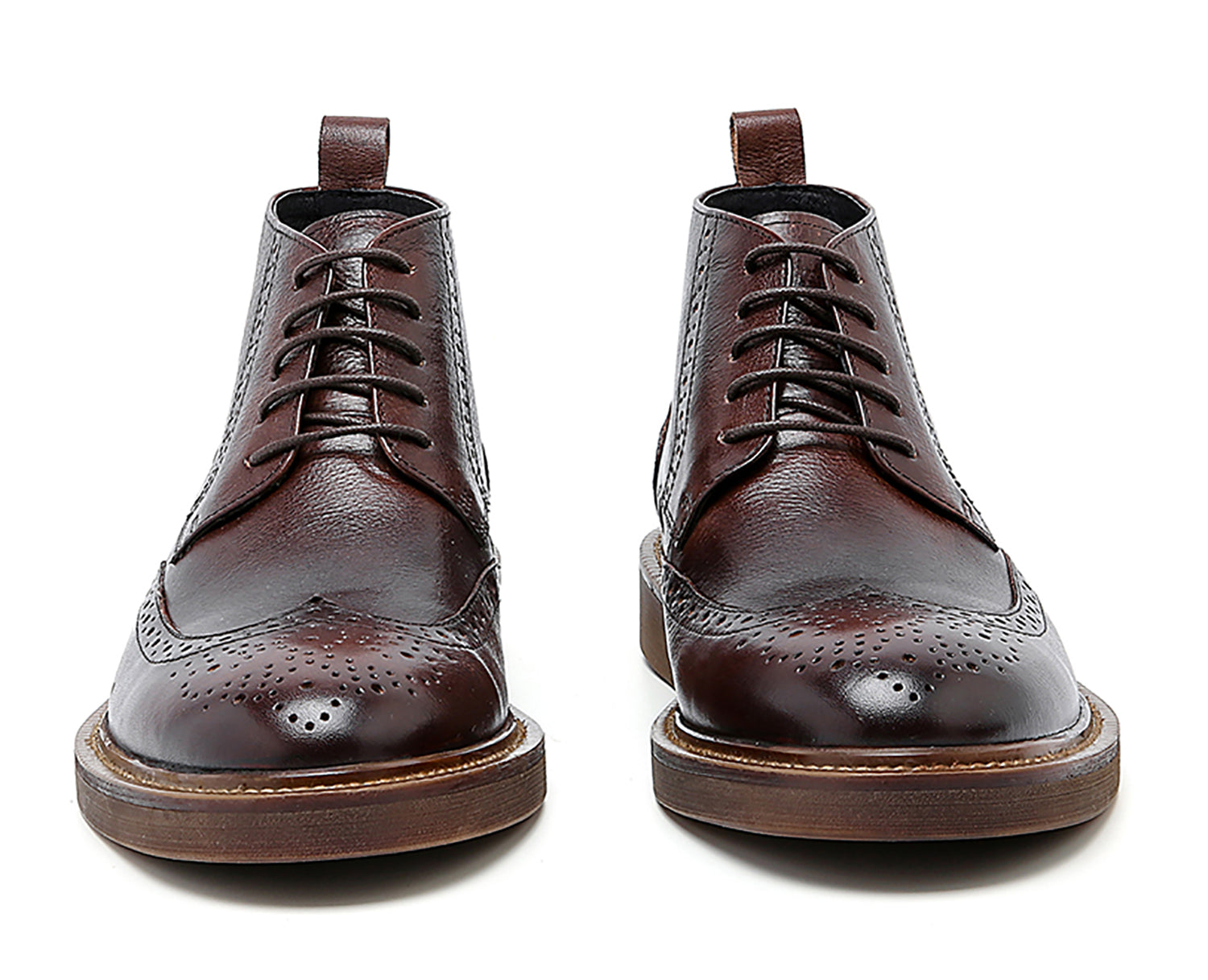 Men's Dress Longwing Brogues Oxford Boots