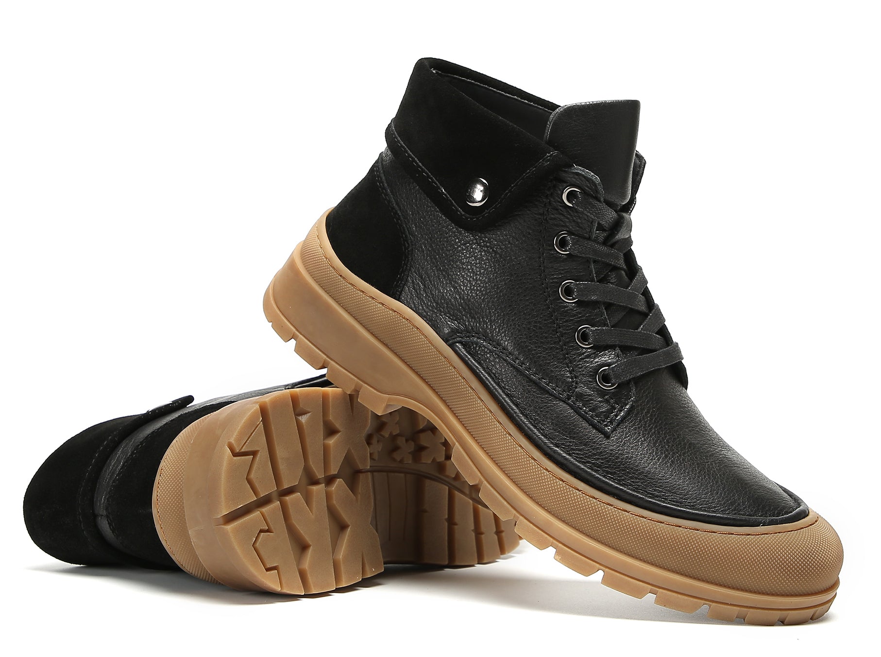 Botas Oxford informales con caña media para hombre