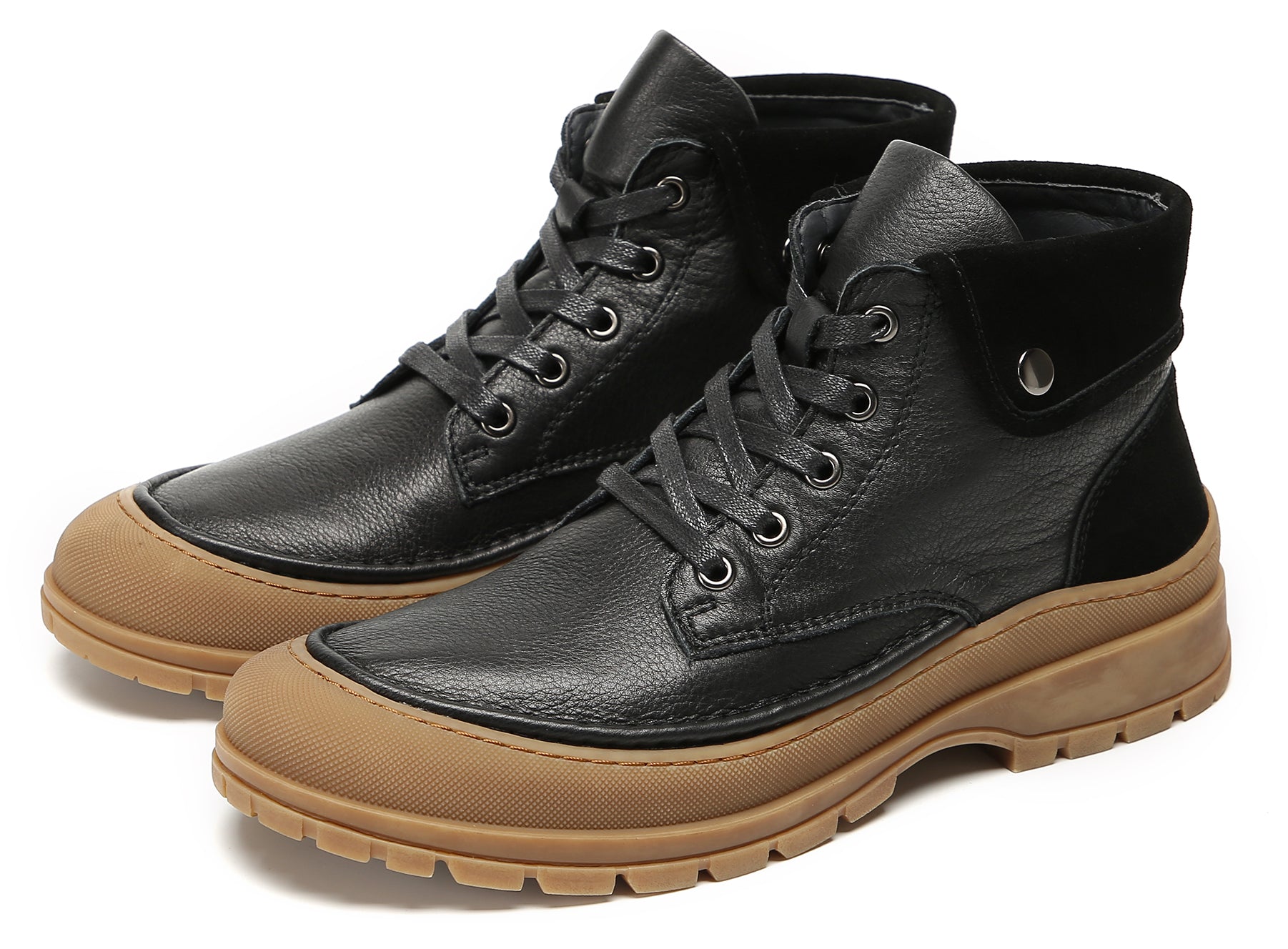 Botas Oxford informales con caña media para hombre