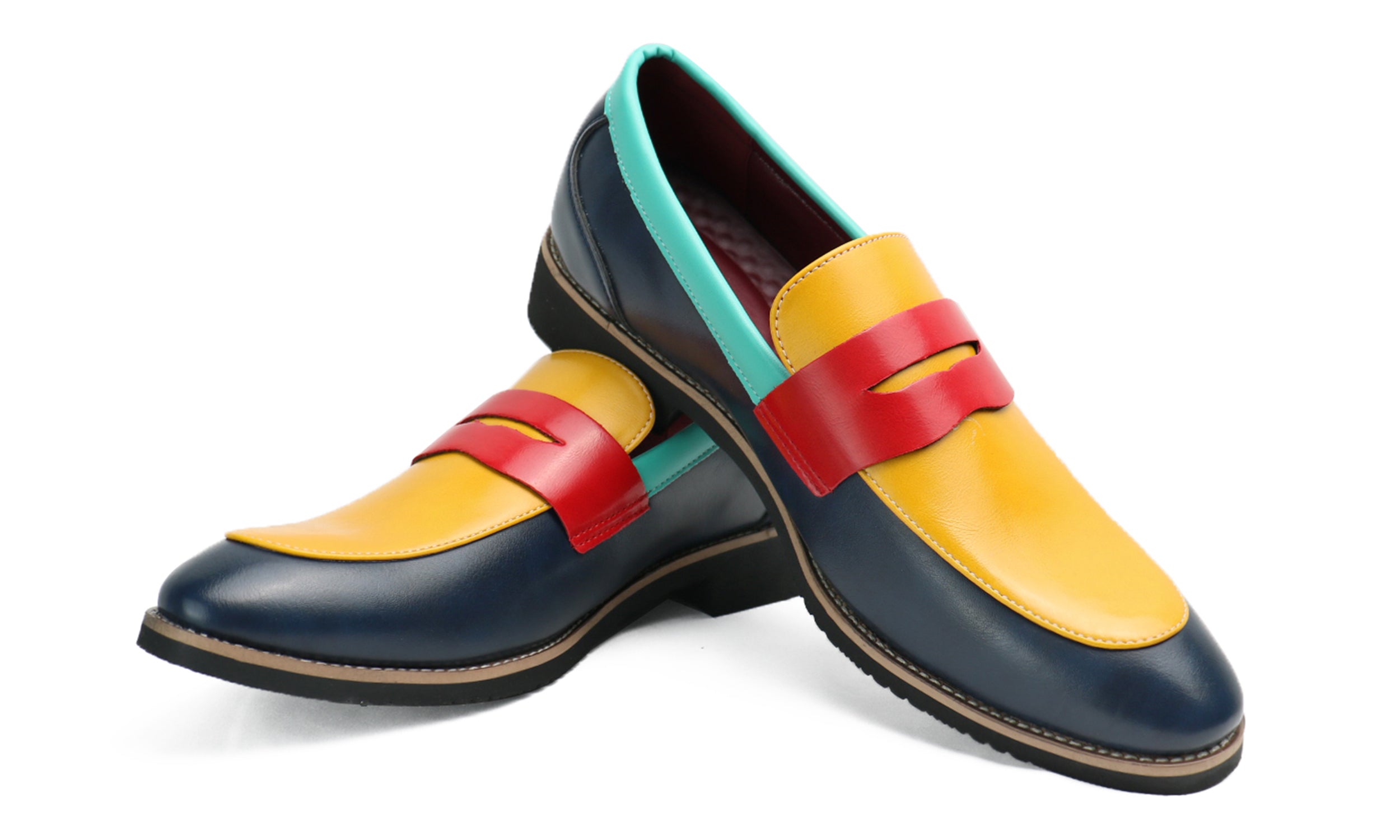Mocasines Penny Multicolores para hombre