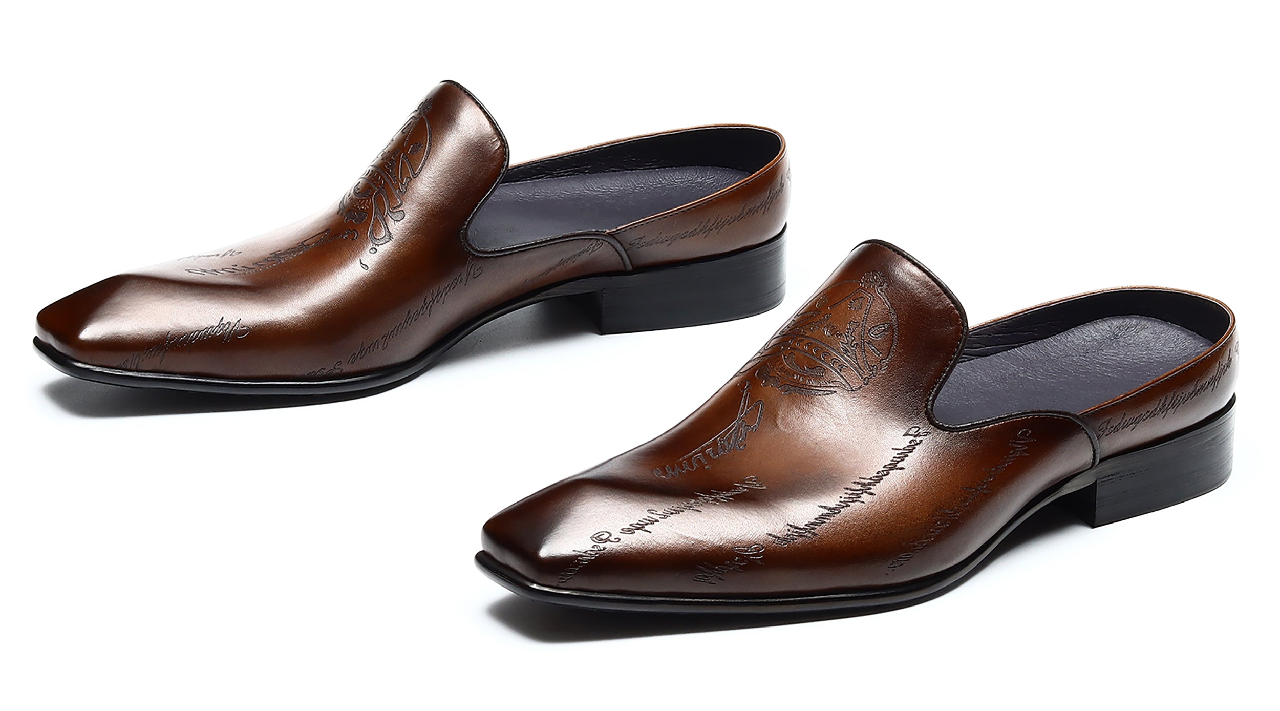 Men's Brogues Dazling Mules Slipper Shoes