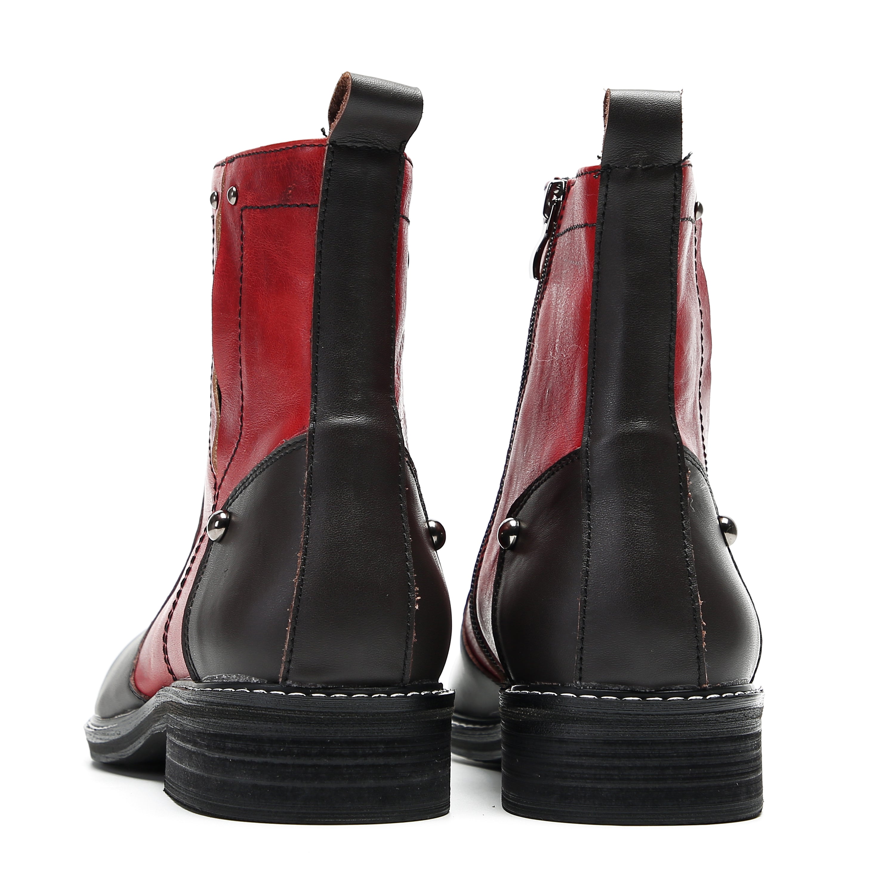 Bota Chelsea de tobillo de caña media a la moda para hombre