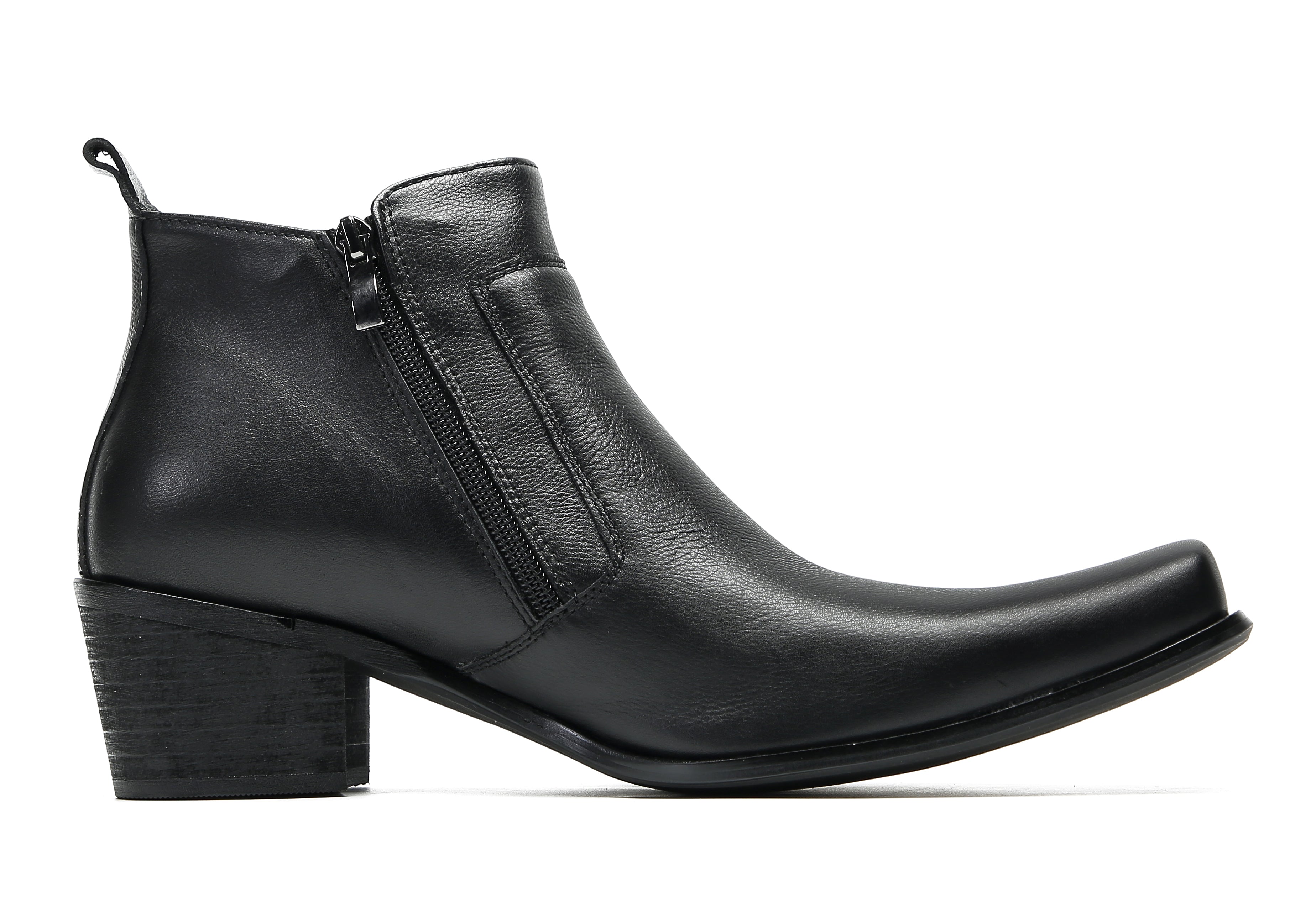 Men's Fashion Casual Plain Toe Buttons Boots