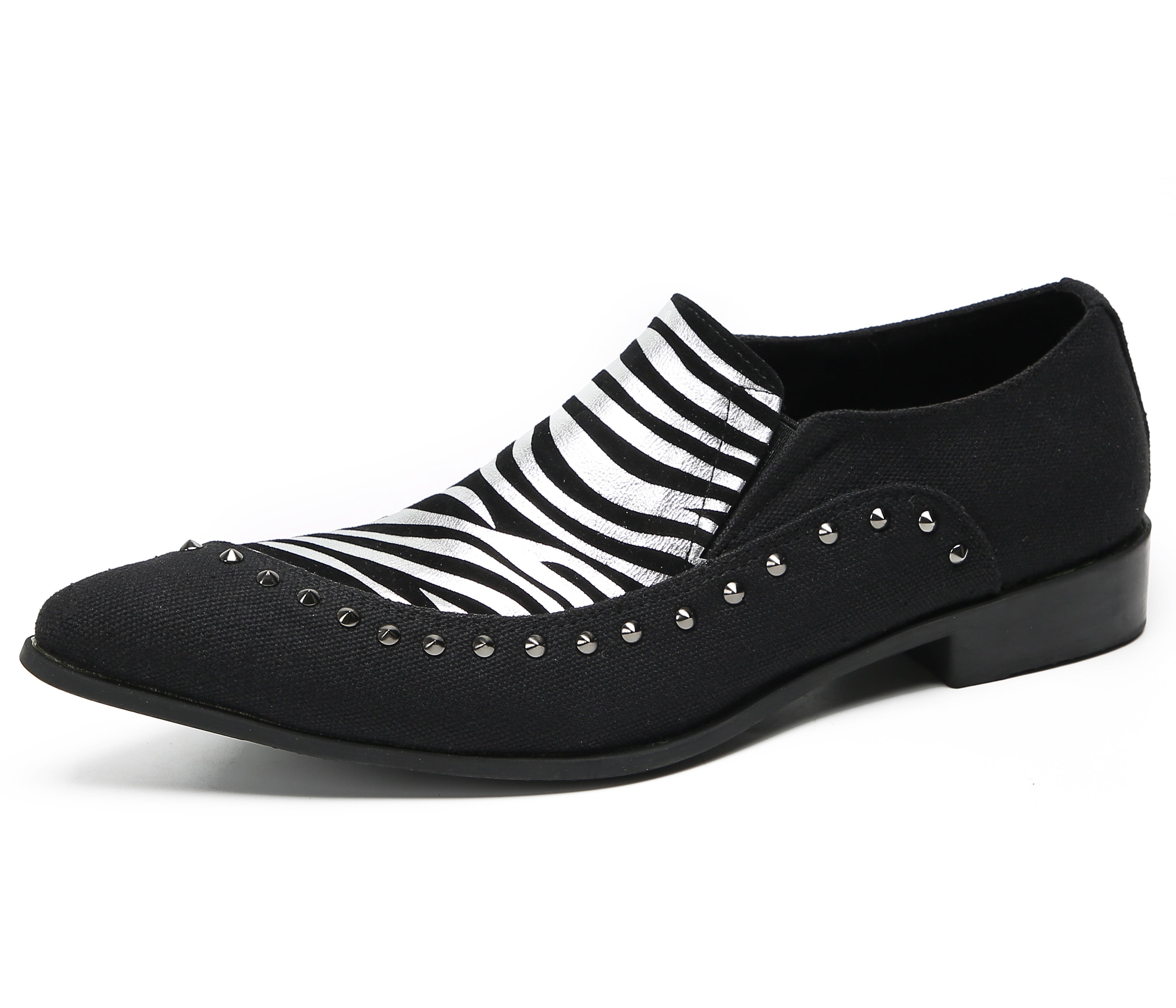 Men's Pinstripe Party Penny Western Loafers