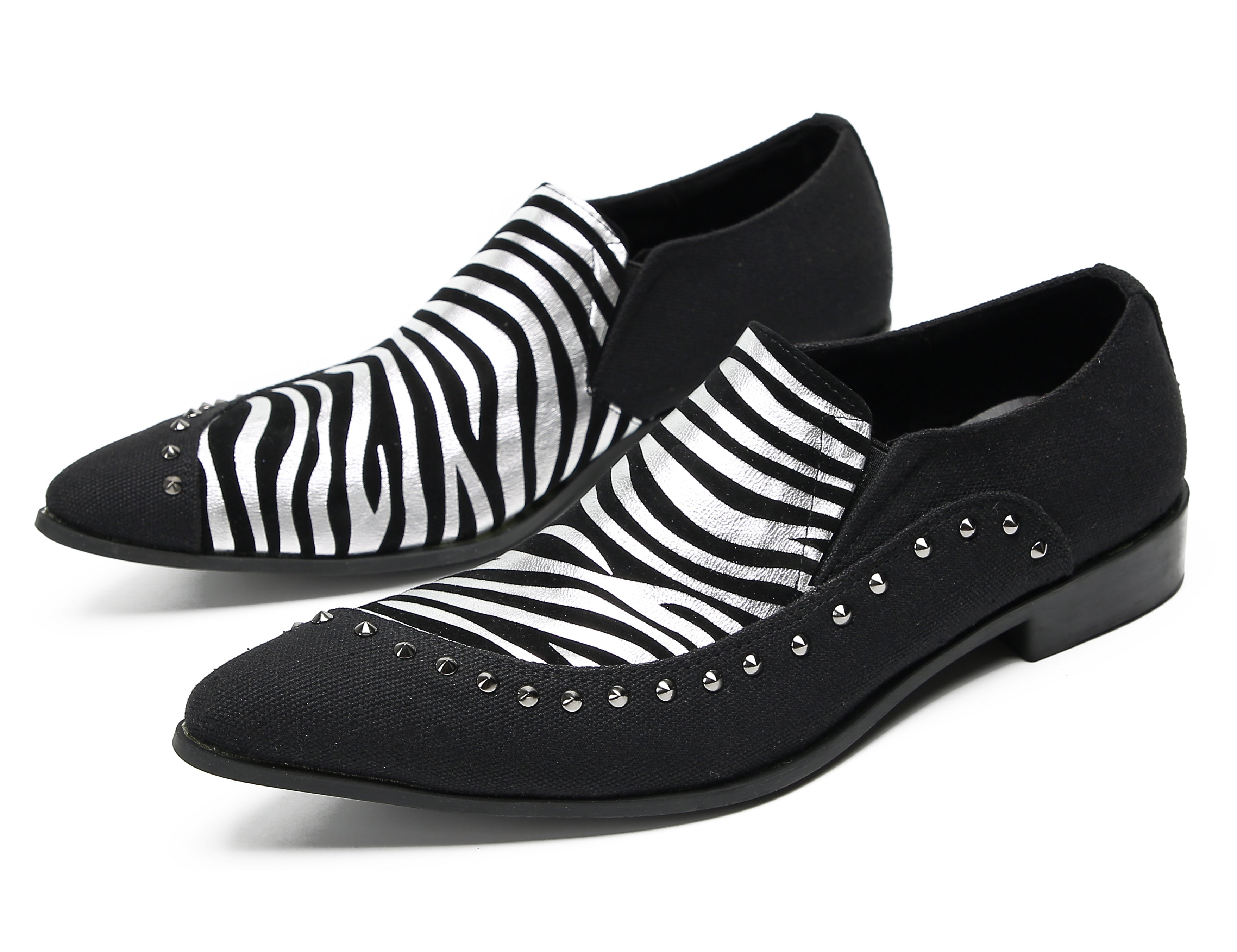 Men's Pinstripe Party Penny Western Loafers