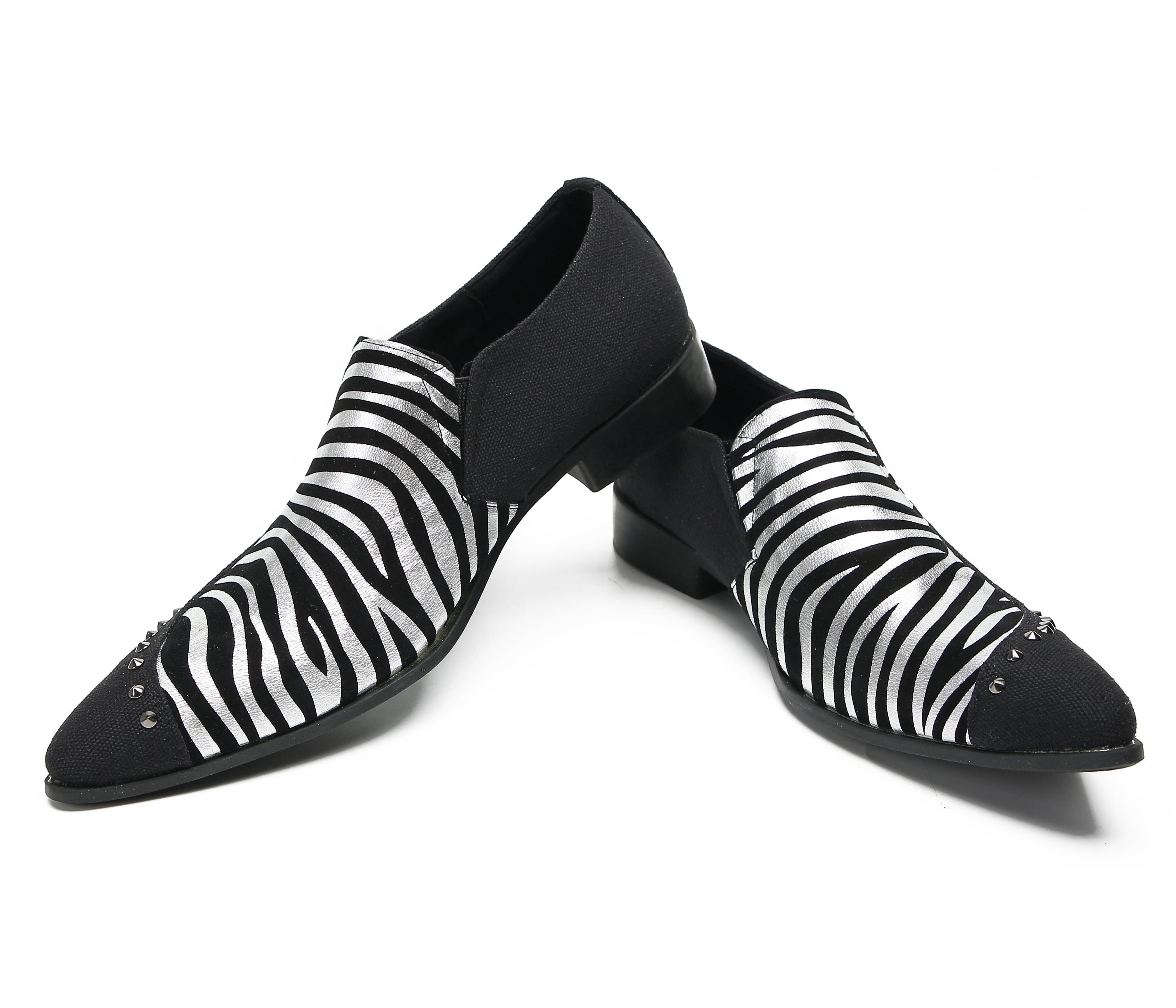 Men's Pinstripe Party Penny Western Loafers