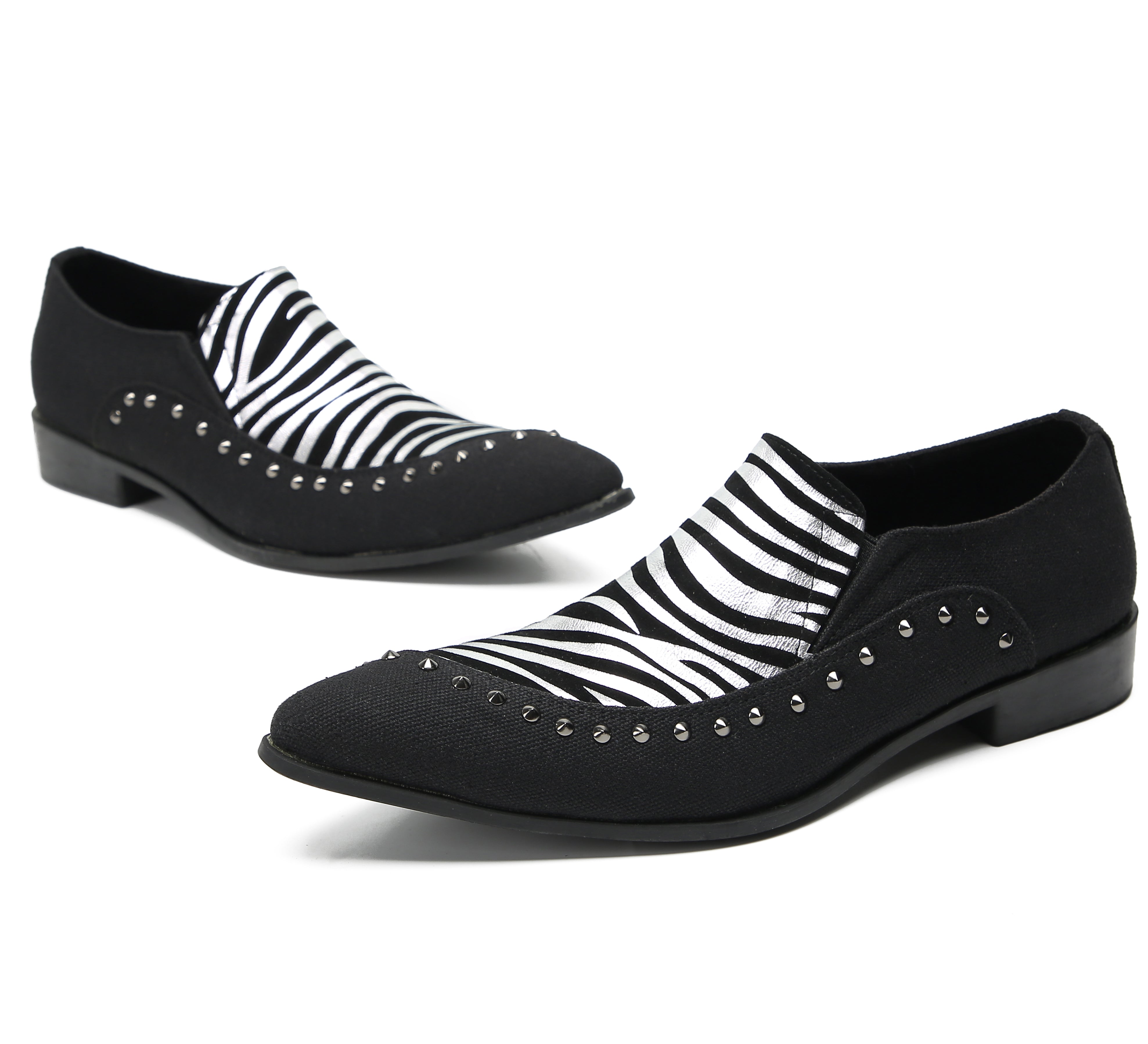 Men's Pinstripe Party Penny Western Loafers