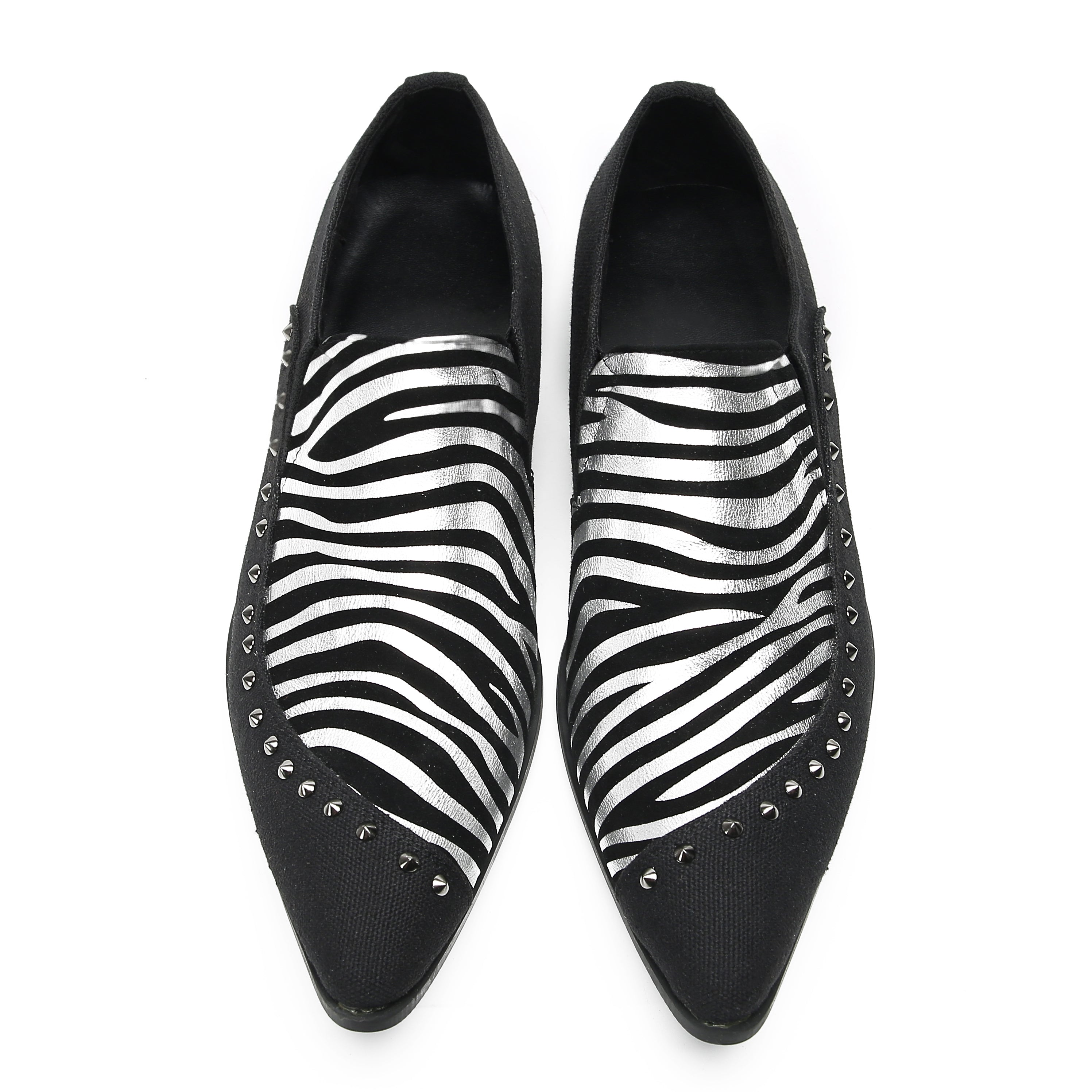 Men's Pinstripe Party Penny Western Loafers