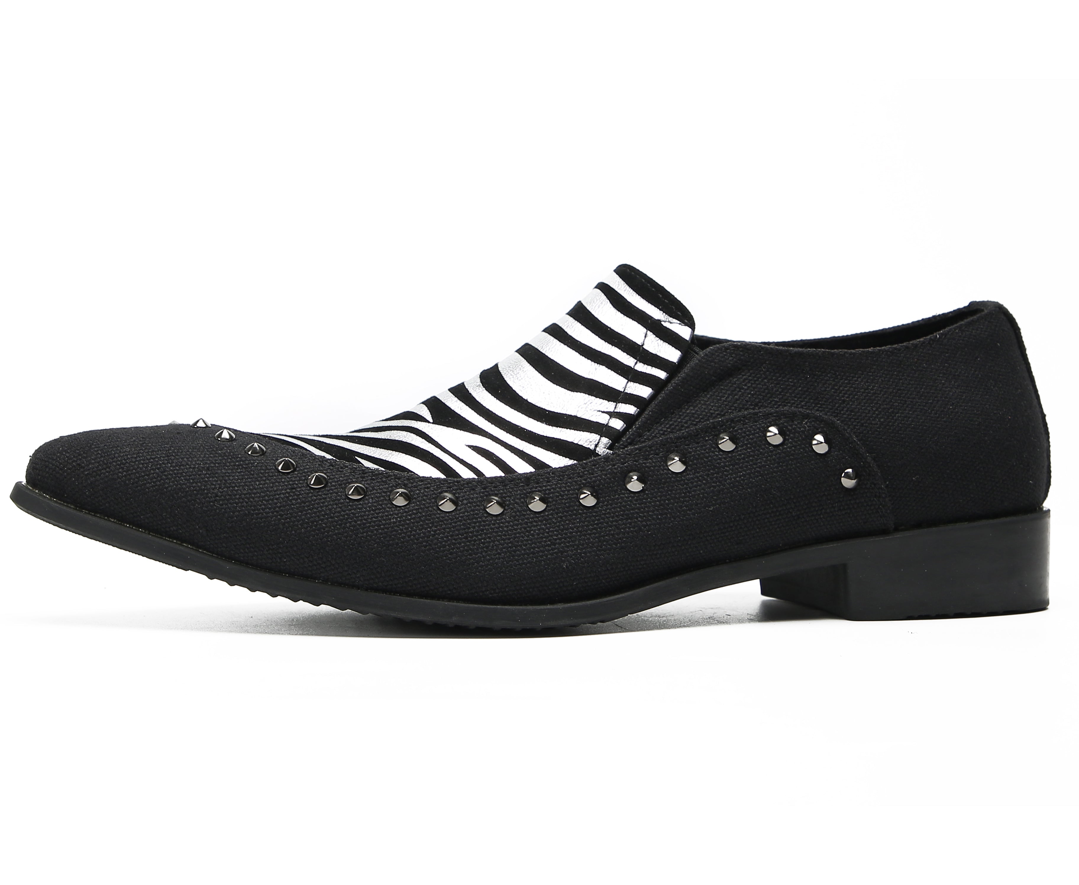 Men's Pinstripe Party Penny Western Loafers