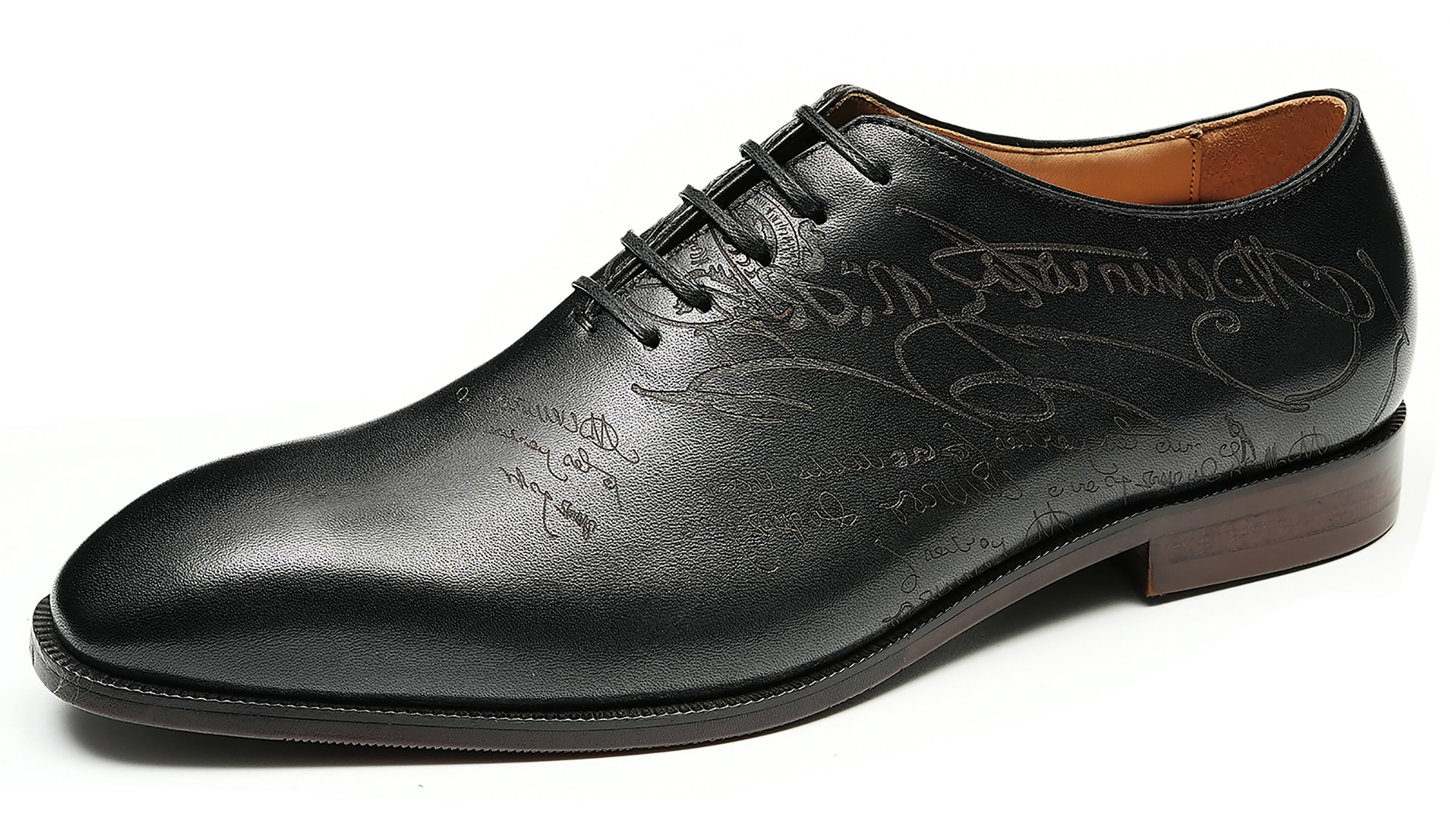 Men's Plain Toe Arabesque Brogues Oxfords