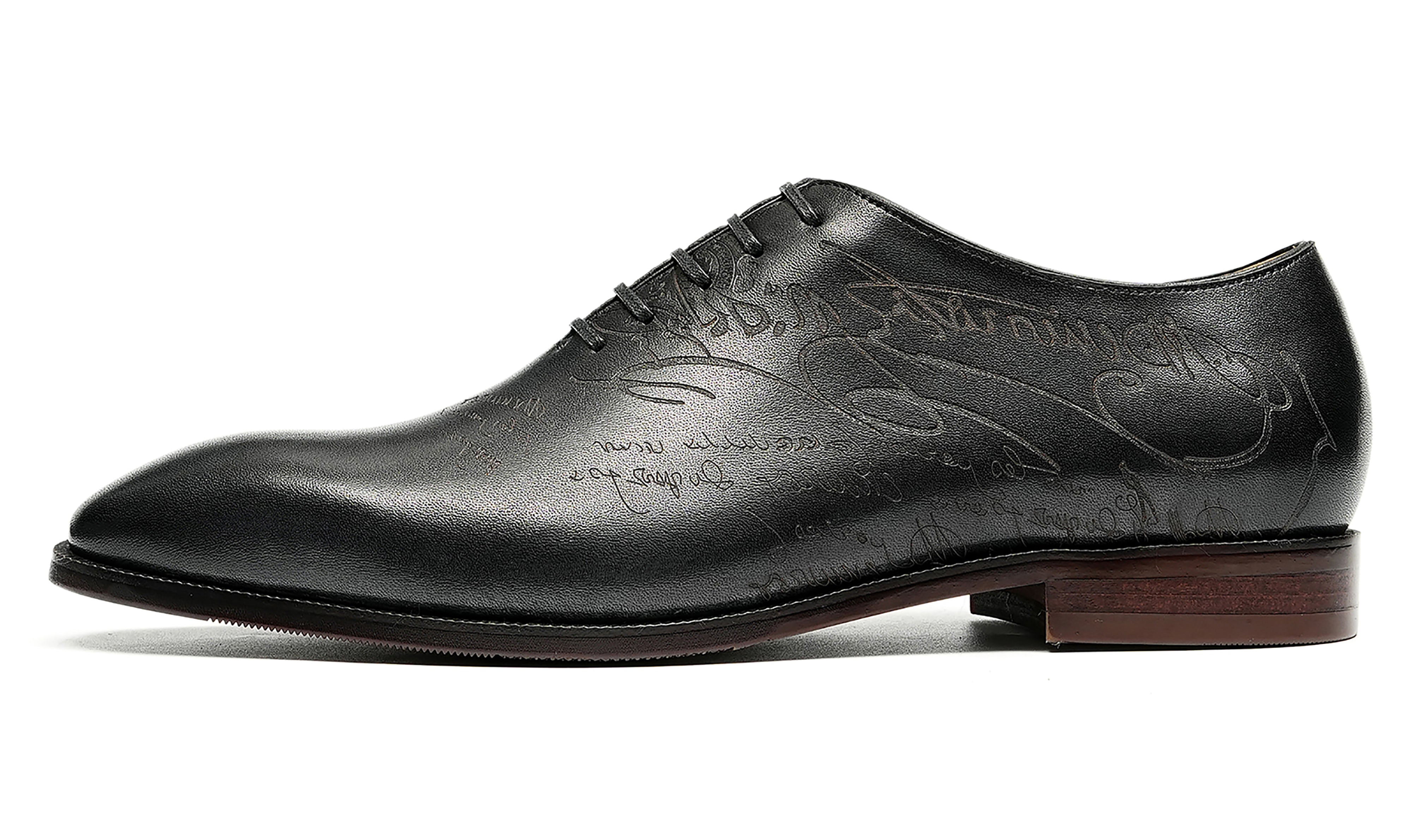 Men's Plain Toe Arabesque Brogues Oxfords
