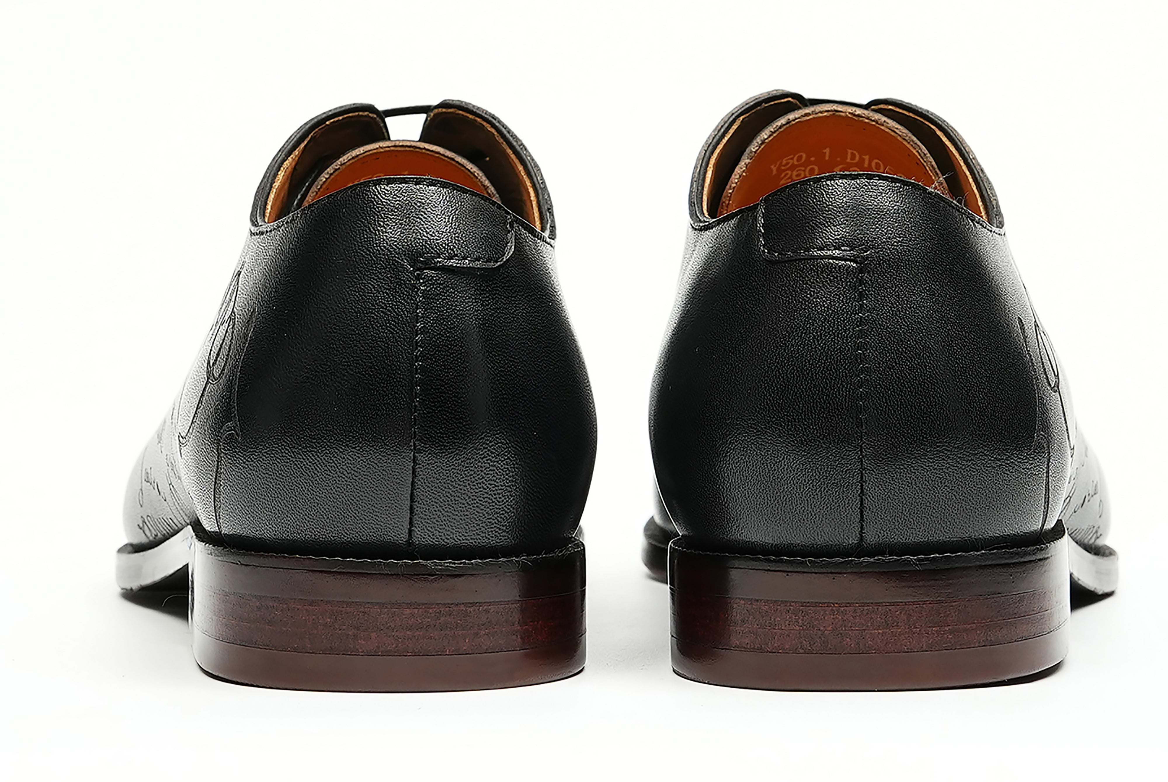 Men's Plain Toe Arabesque Brogues Oxfords
