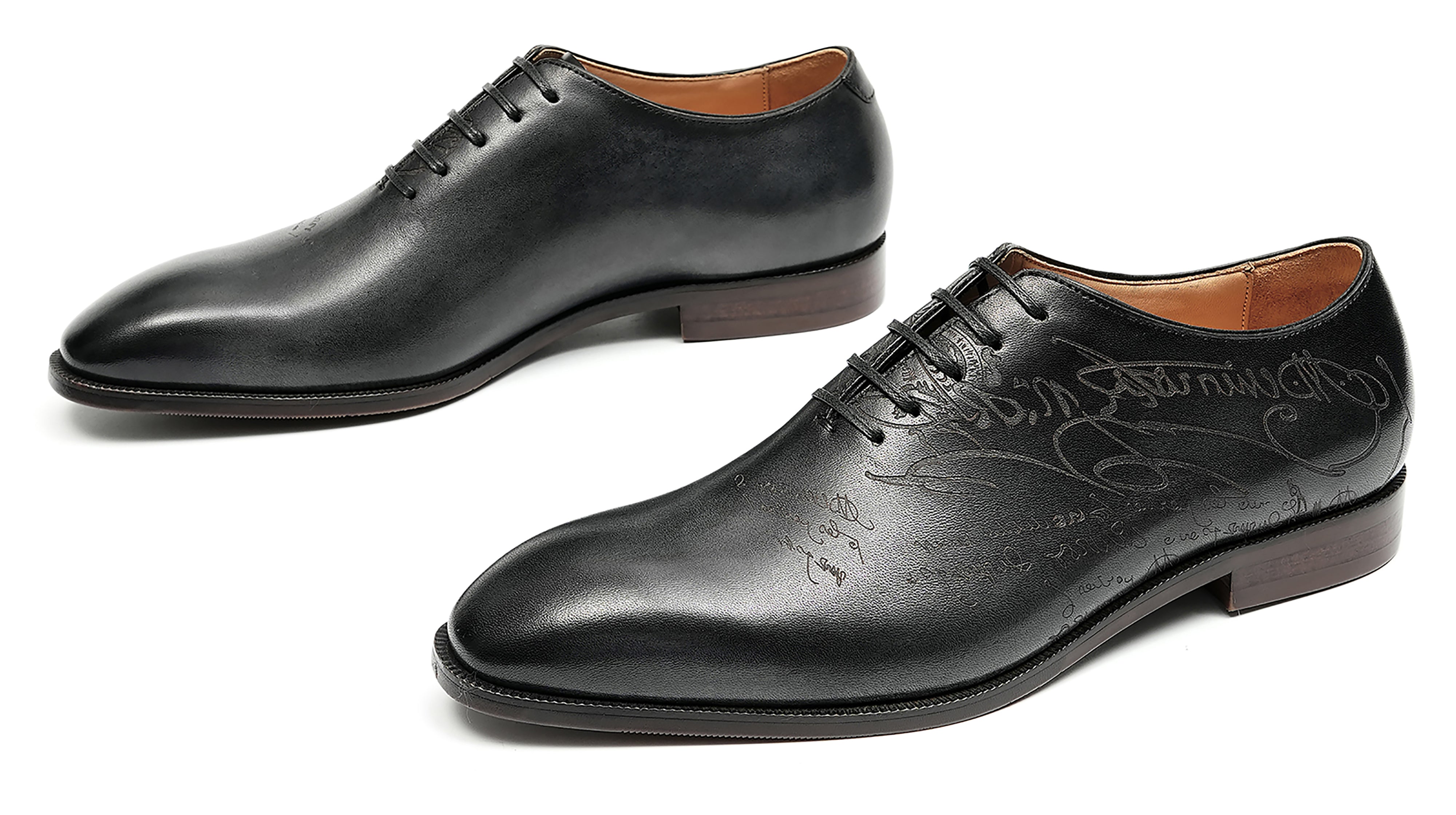 Men's Plain Toe Arabesque Brogues Oxfords