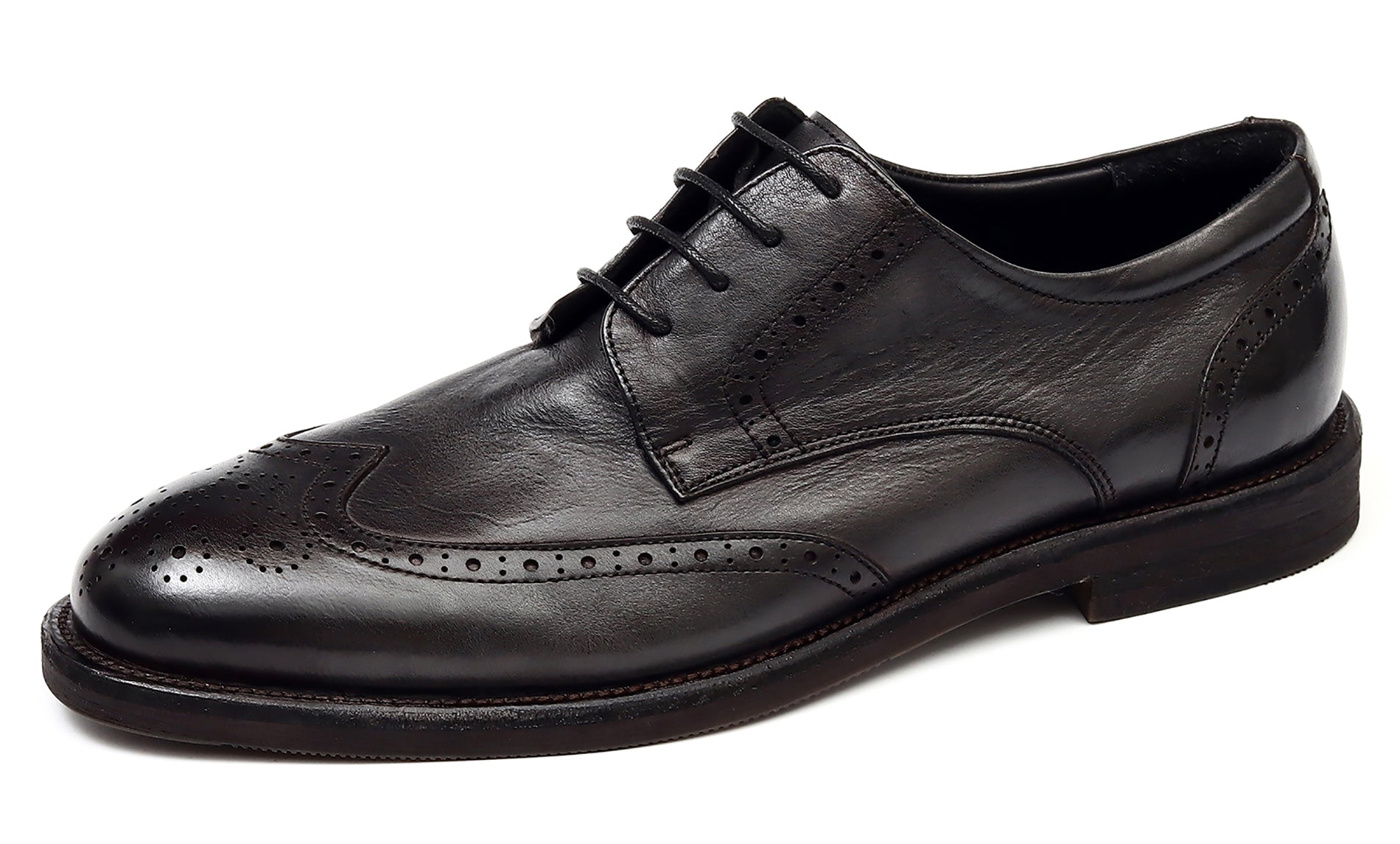 Men's Longwing Wingtip Brogues Debry