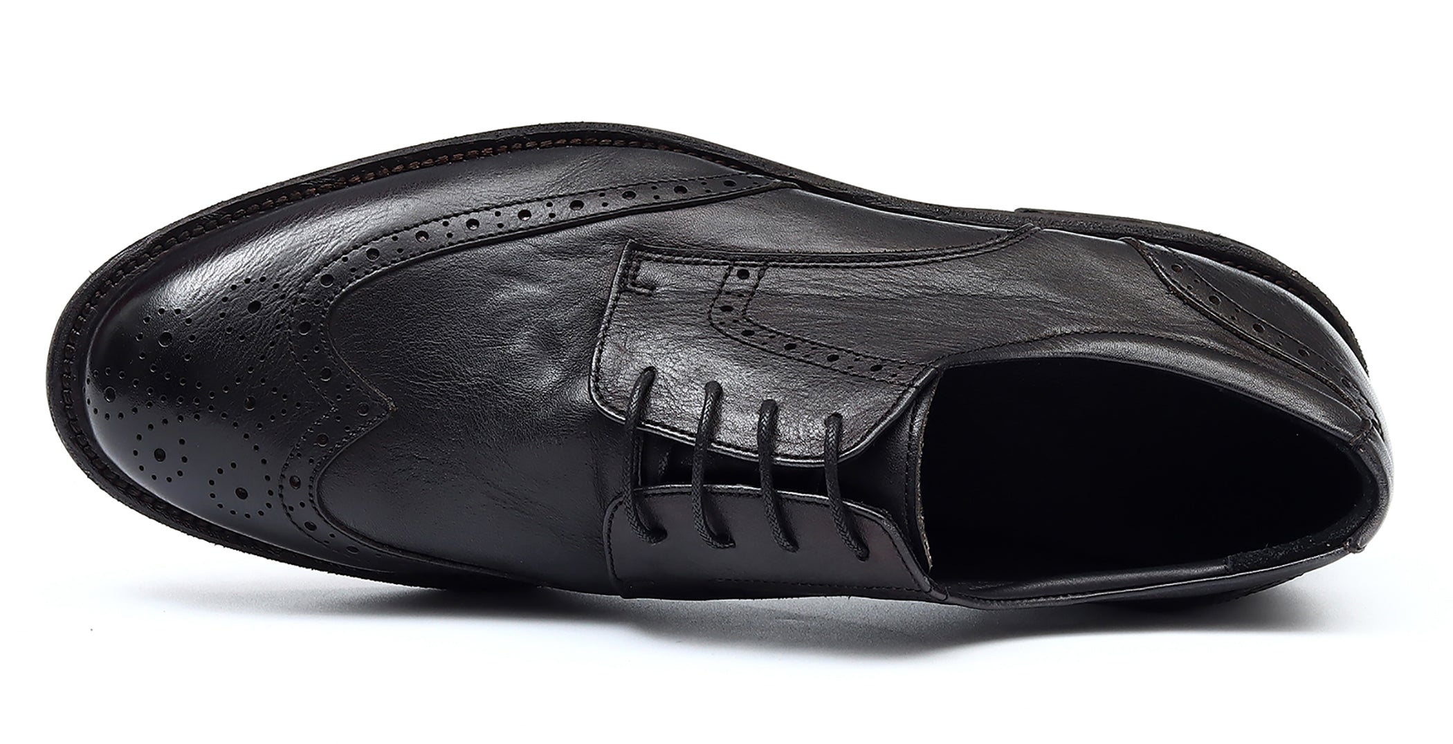 Men's Longwing Wingtip Brogues Debry