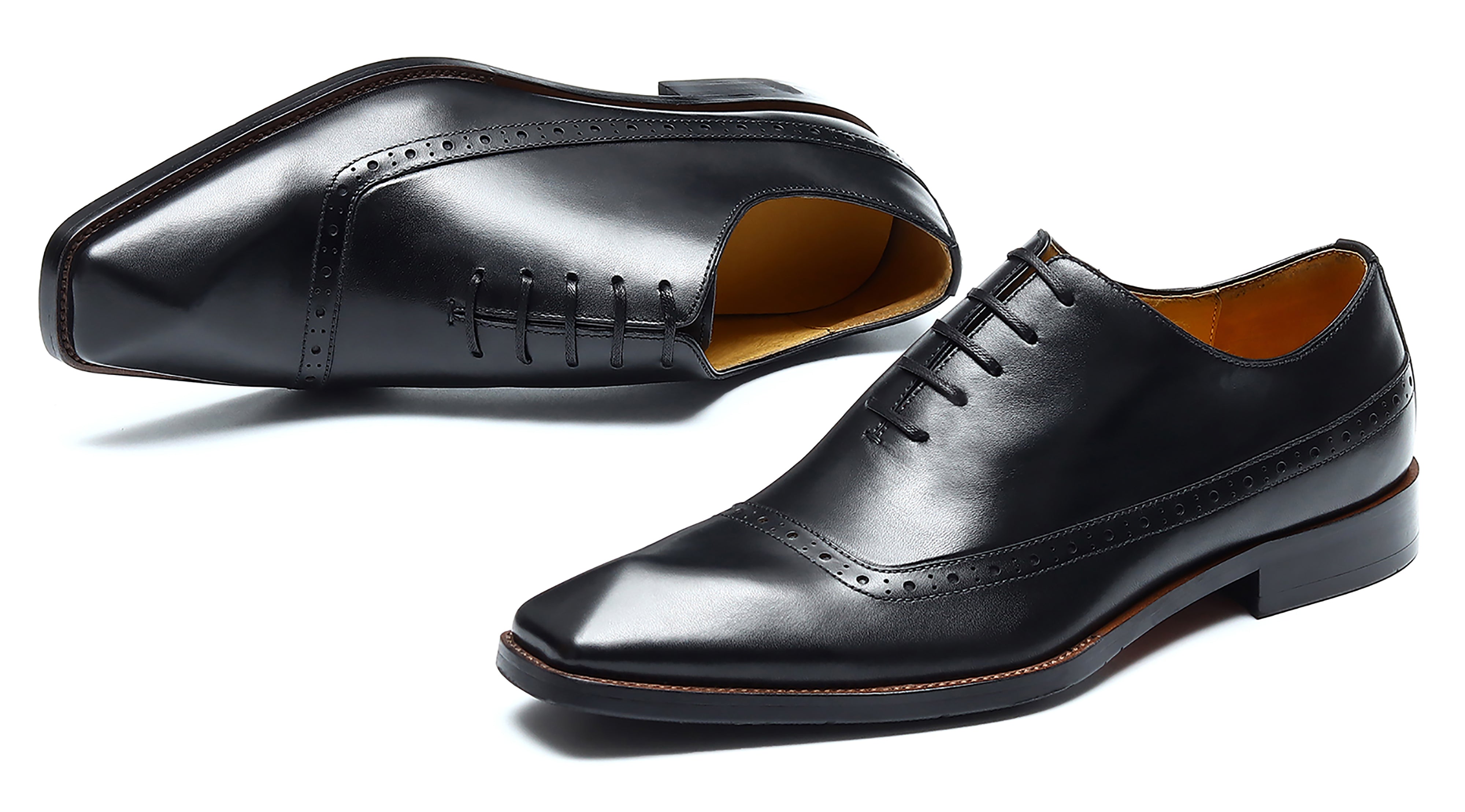 Men's Plain Toe Dress Brogues Oxfords