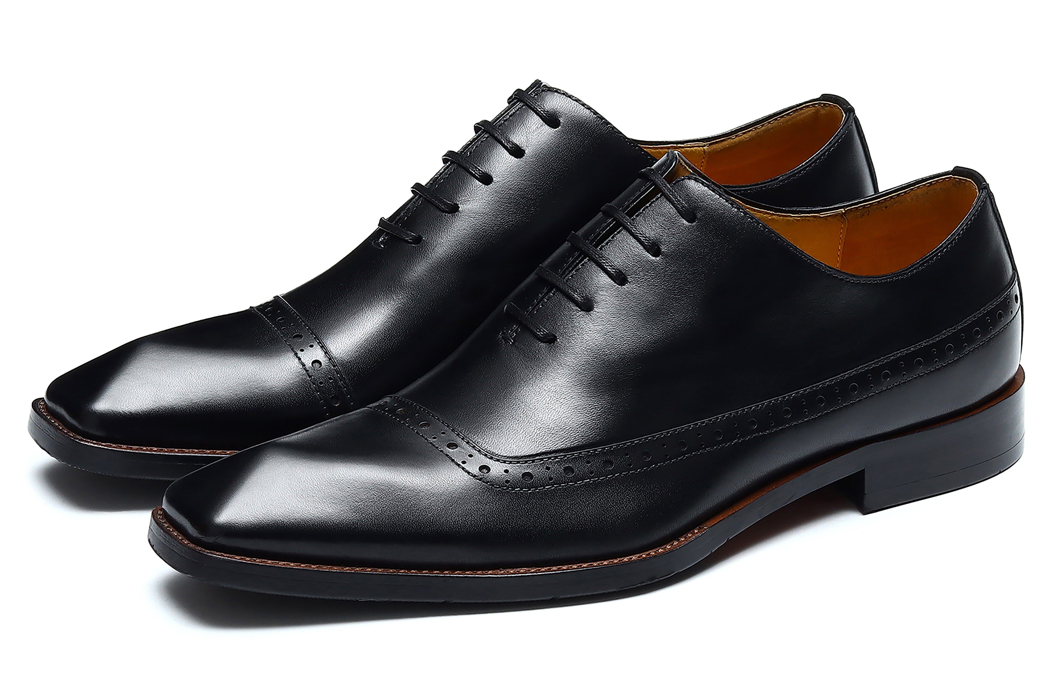 Men's Plain Toe Dress Brogues Oxfords
