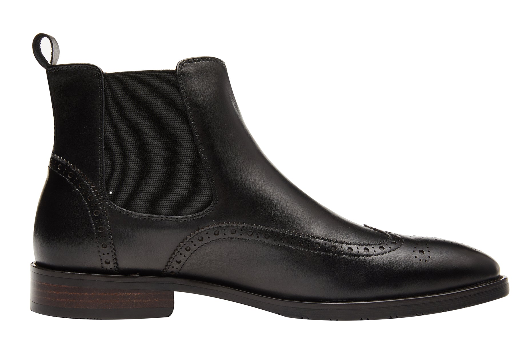 Botas Chelsea clásicas de cuero para hombre