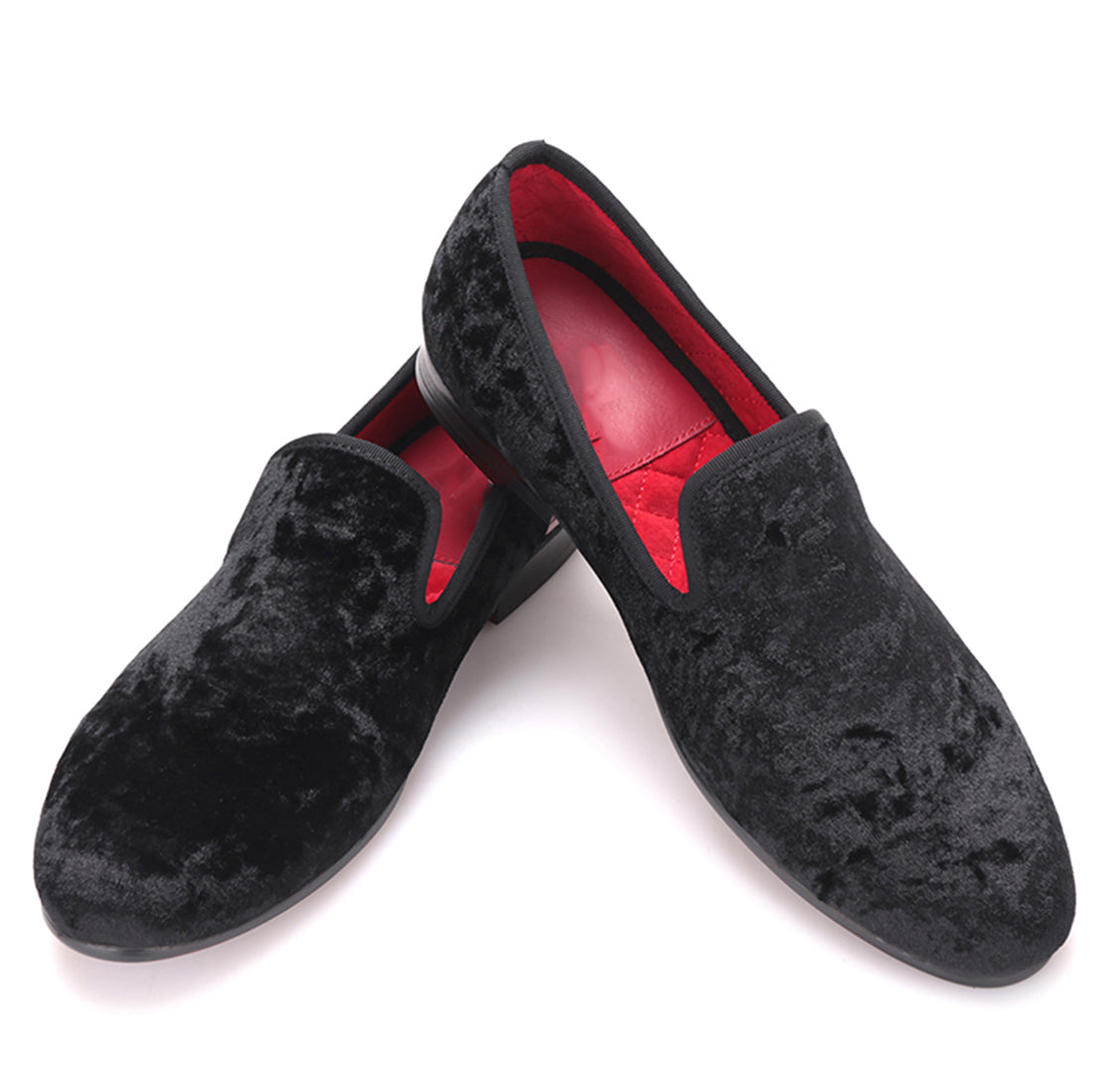 Mens Velvet Penny Loafers Slip On Shoes