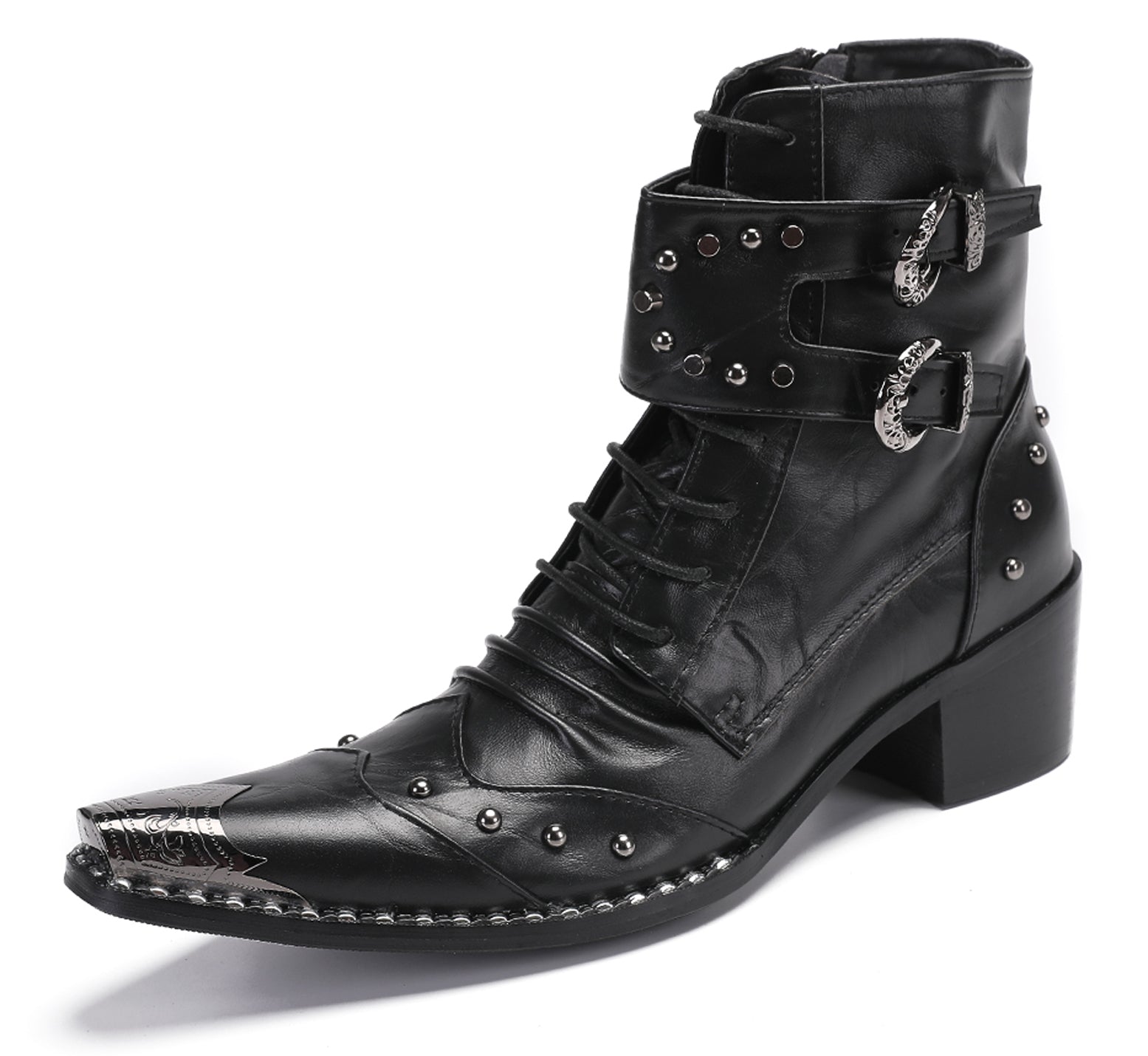 Mens  Cowboy Boots Casual Party Rock Disco