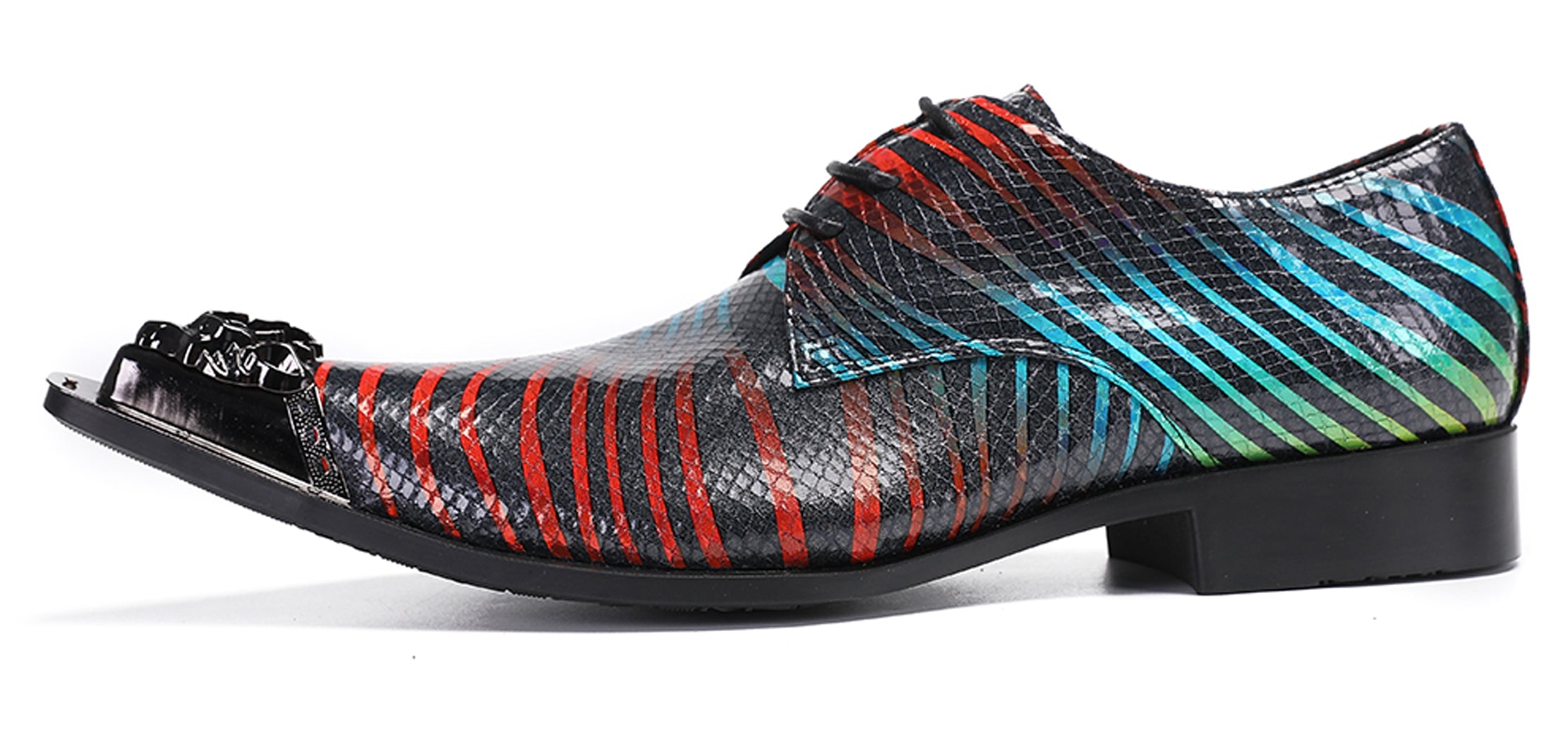 Mens Casual Dress Oxfords Western Shoes