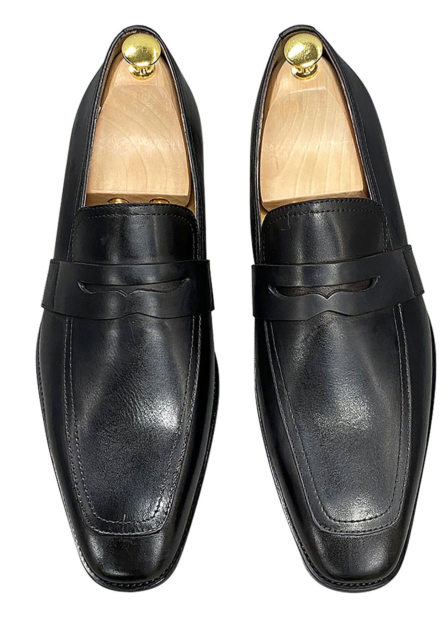 Men's Handmade Dress Formal Silp On Penny Loafers