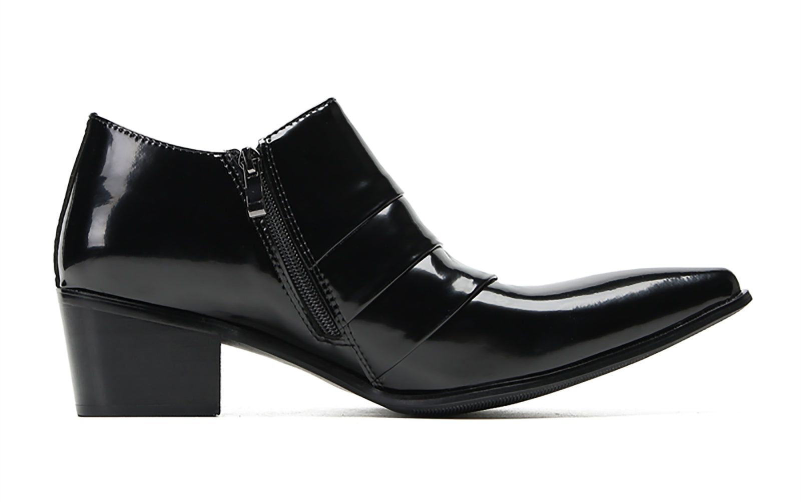 Men's Folded Texture Silp On Opera Pumps