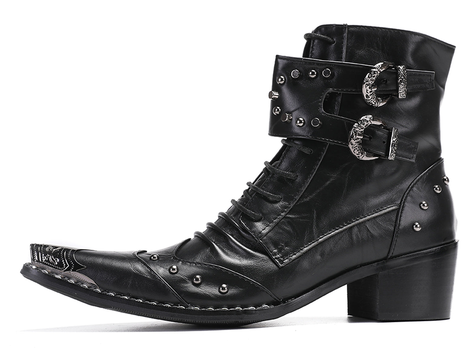 Mens  Cowboy Boots Casual Party Rock Disco
