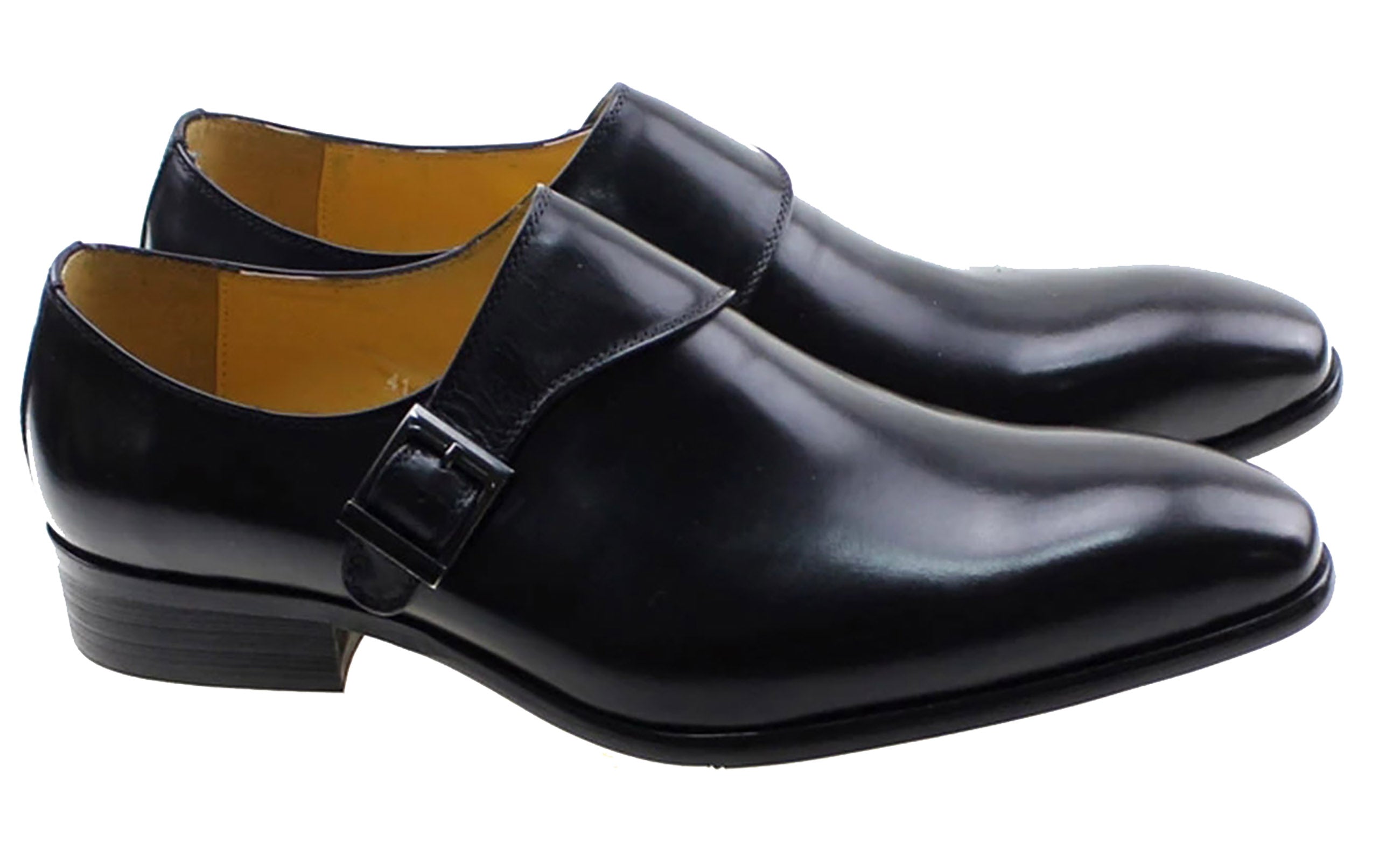 Men's Dress Formal Single Buckle Monk Strap Loafers