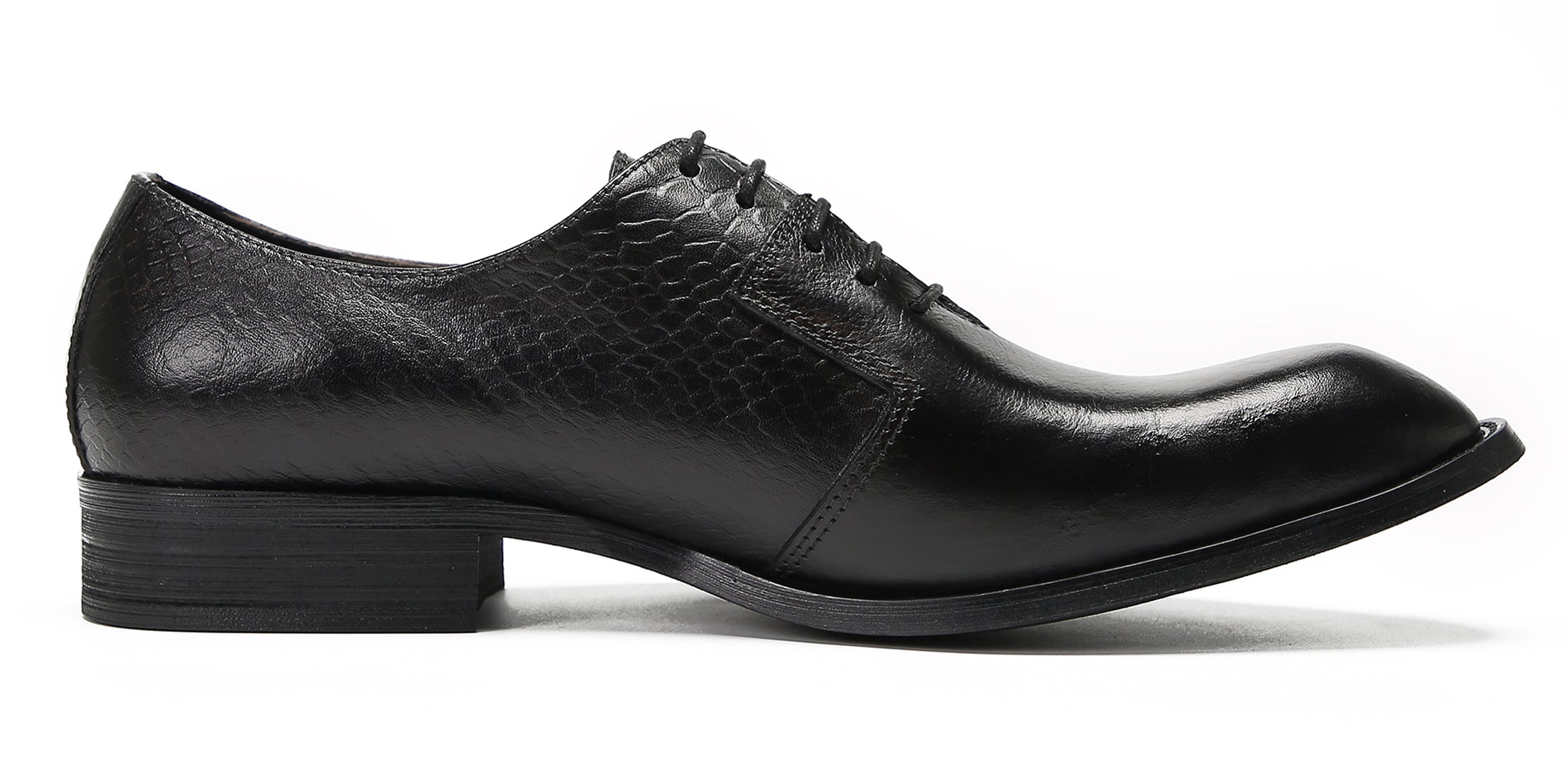 Mens Crocodile Printed Wedding Oxfords Tuxedo Shoes