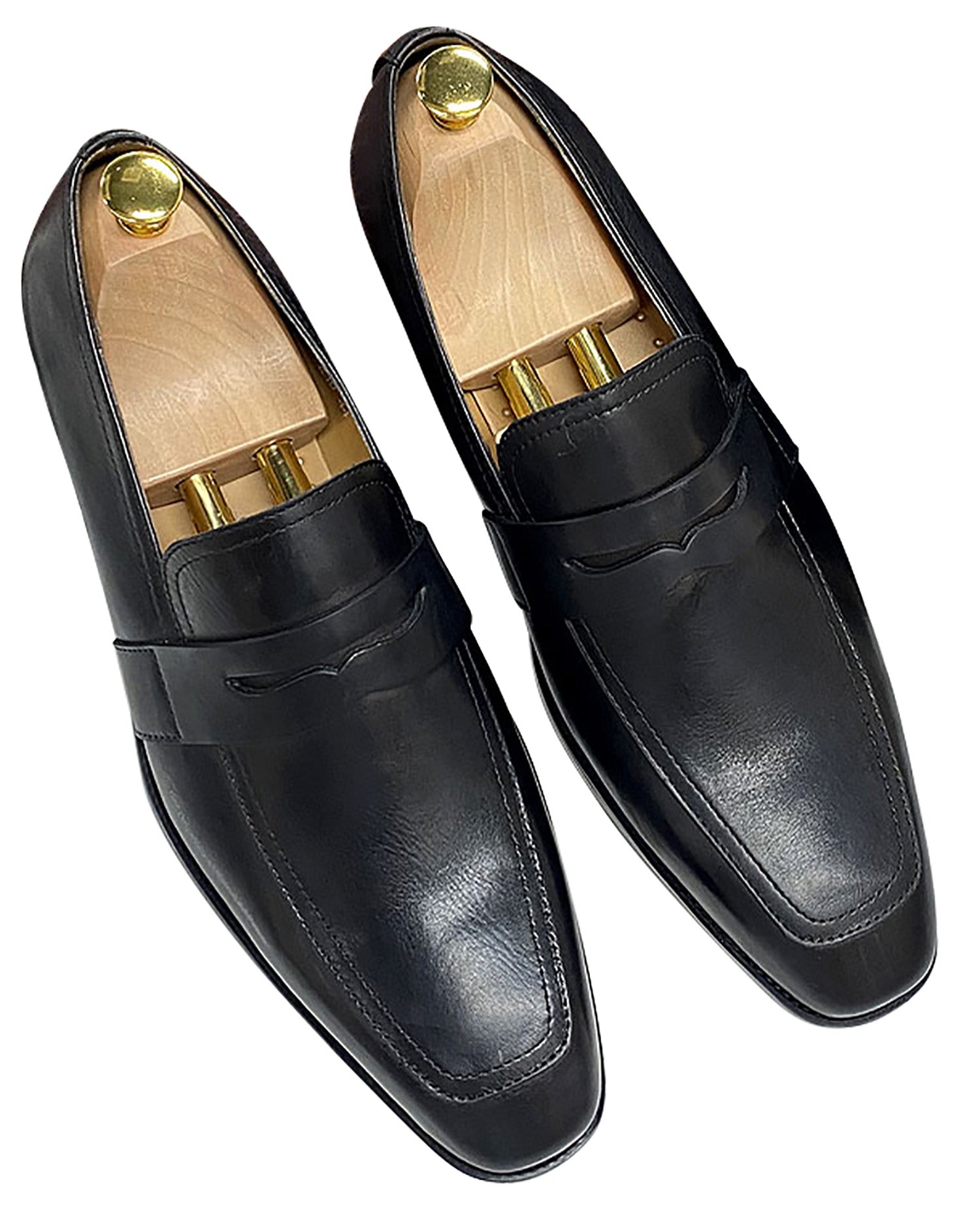 Men's Handmade Dress Formal Silp On Penny Loafers