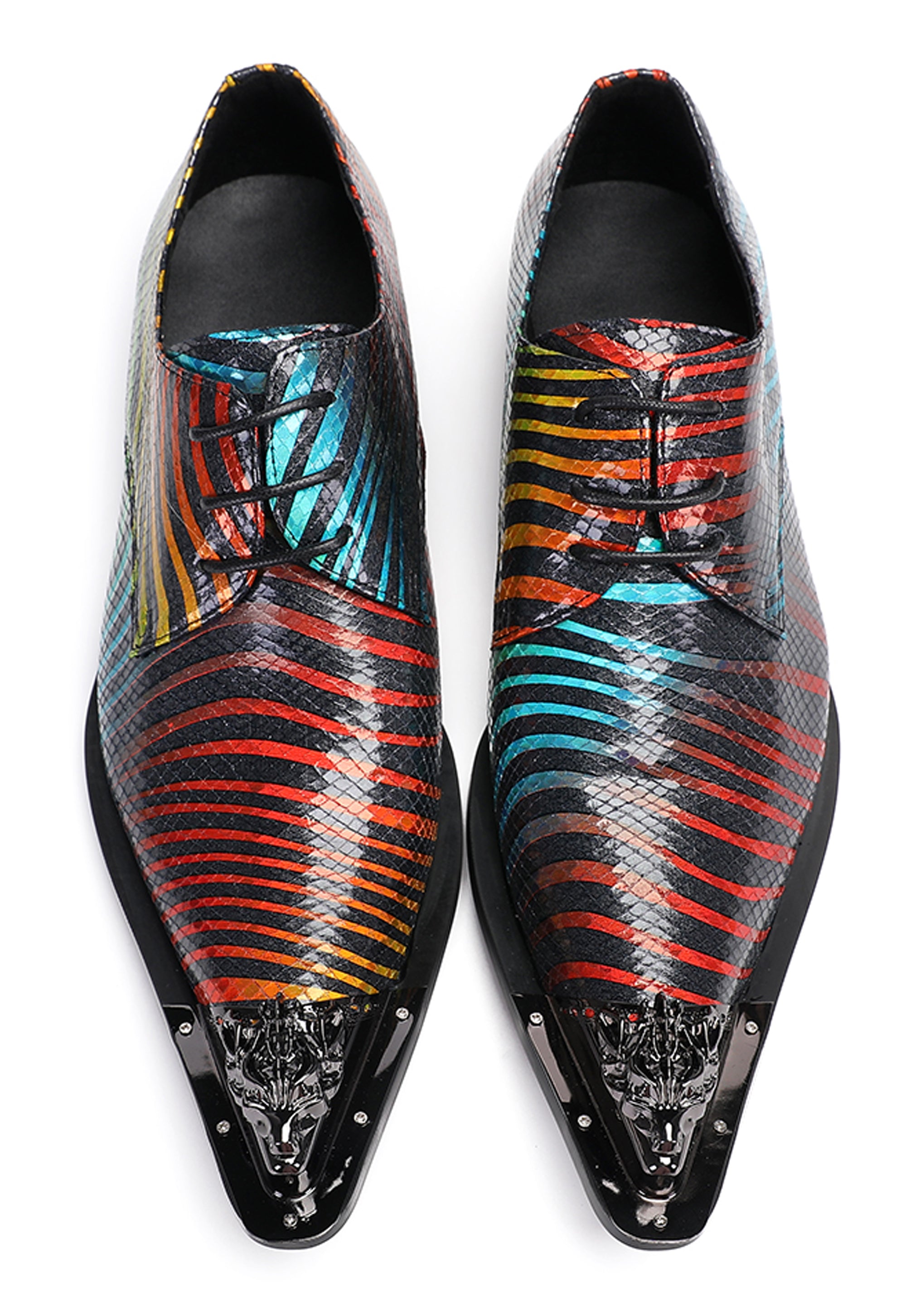 Mens Casual Dress Oxfords Western Shoes
