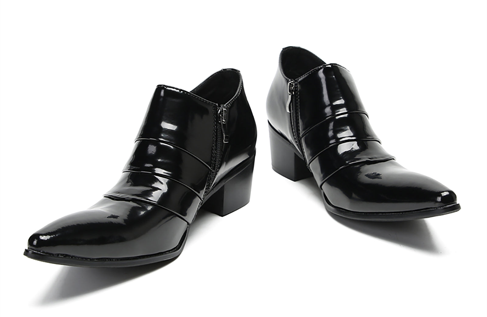 Men's Folded Texture Silp On Opera Pumps