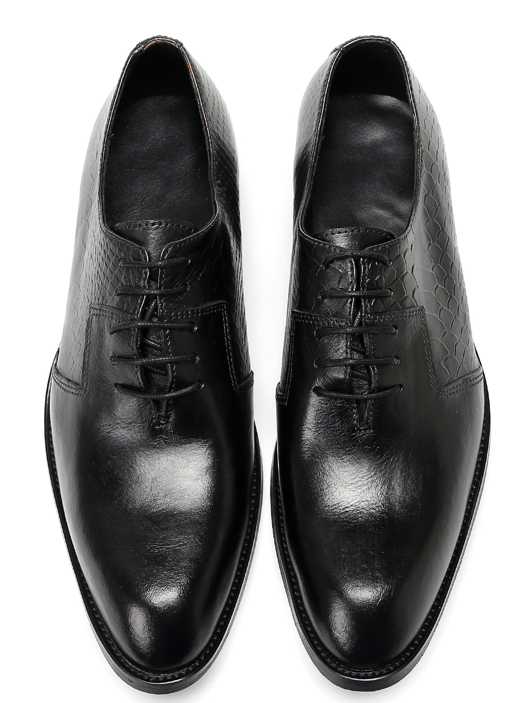 Mens Crocodile Printed Wedding Oxfords Tuxedo Shoes