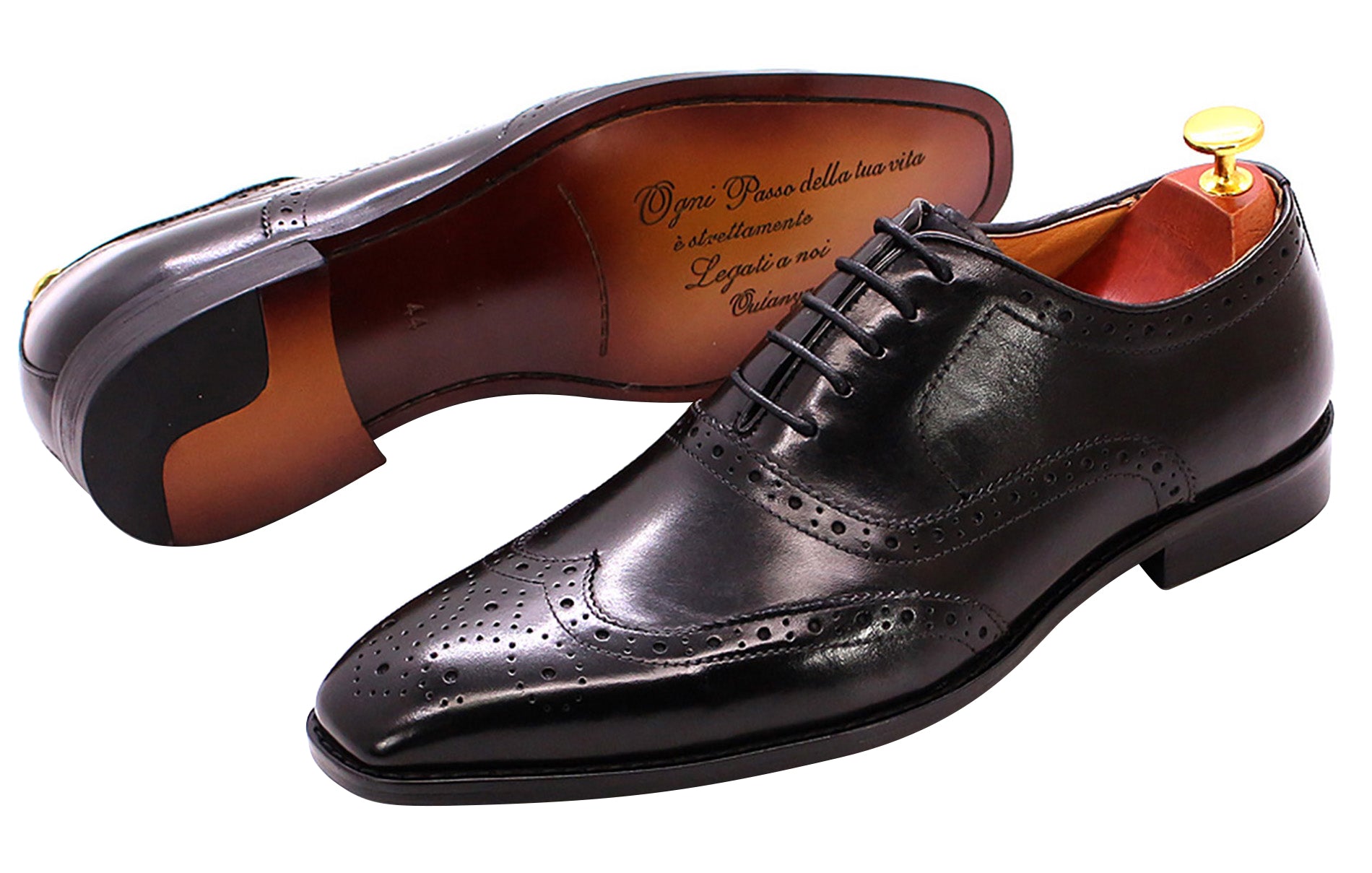 Vestido de hombre Oxfords formales con puntas de ala