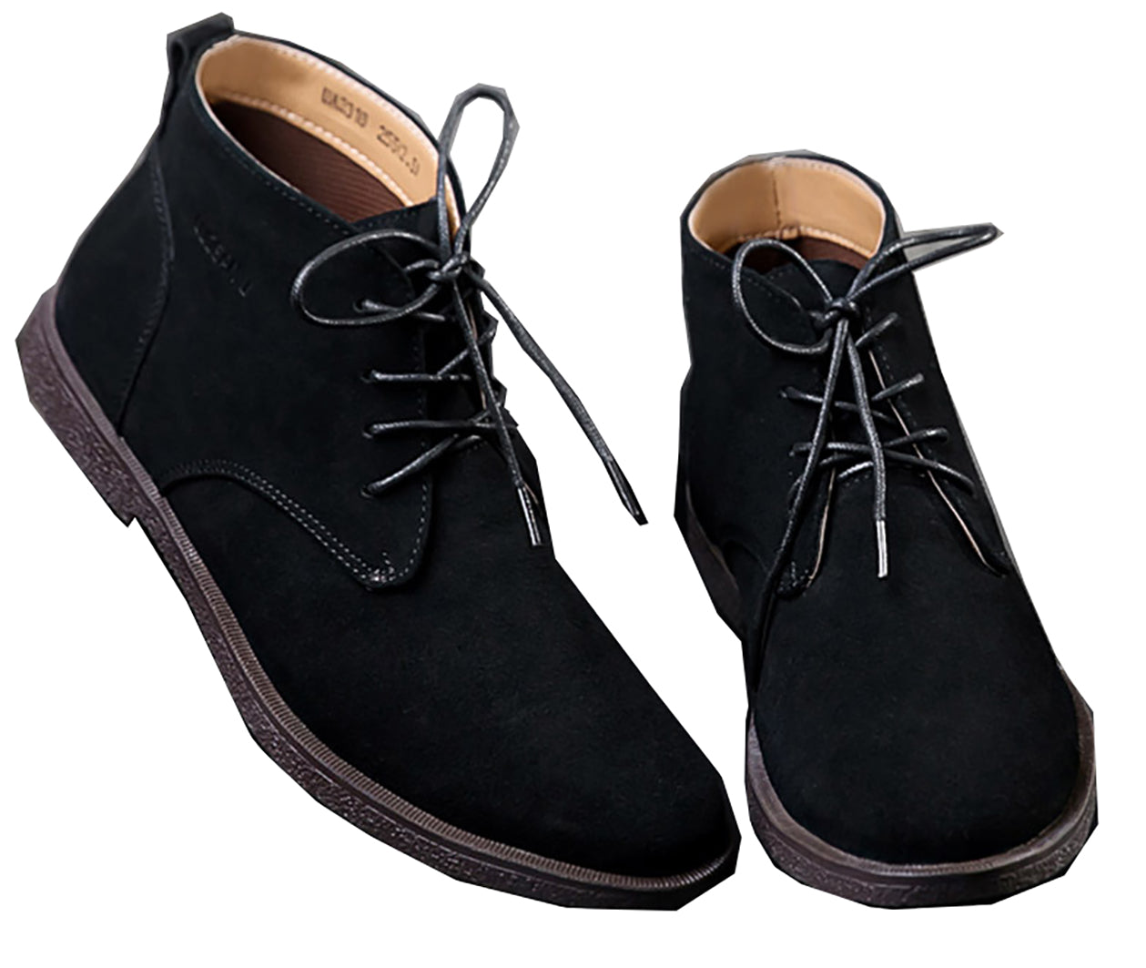 Men's Tuxedo Genuine Suede Derby Boots