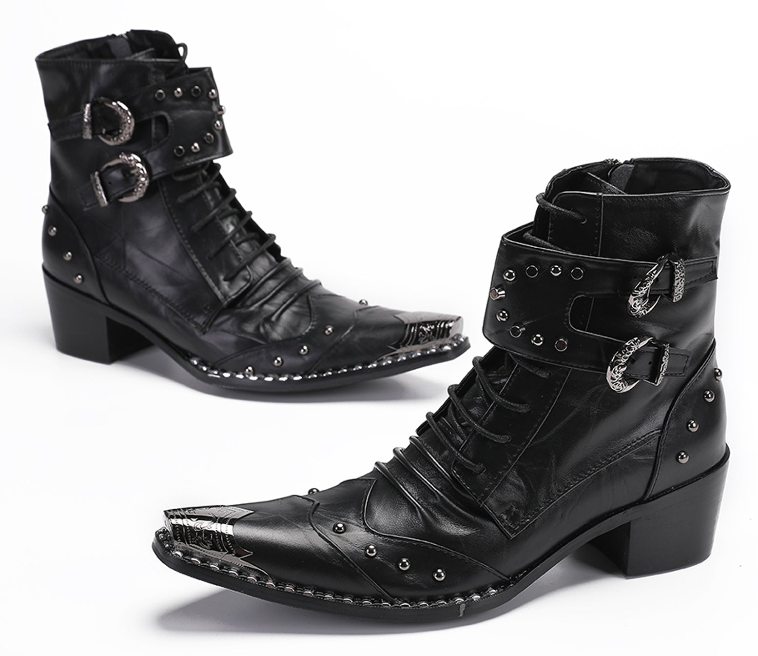 Mens  Cowboy Boots Casual Party Rock Disco