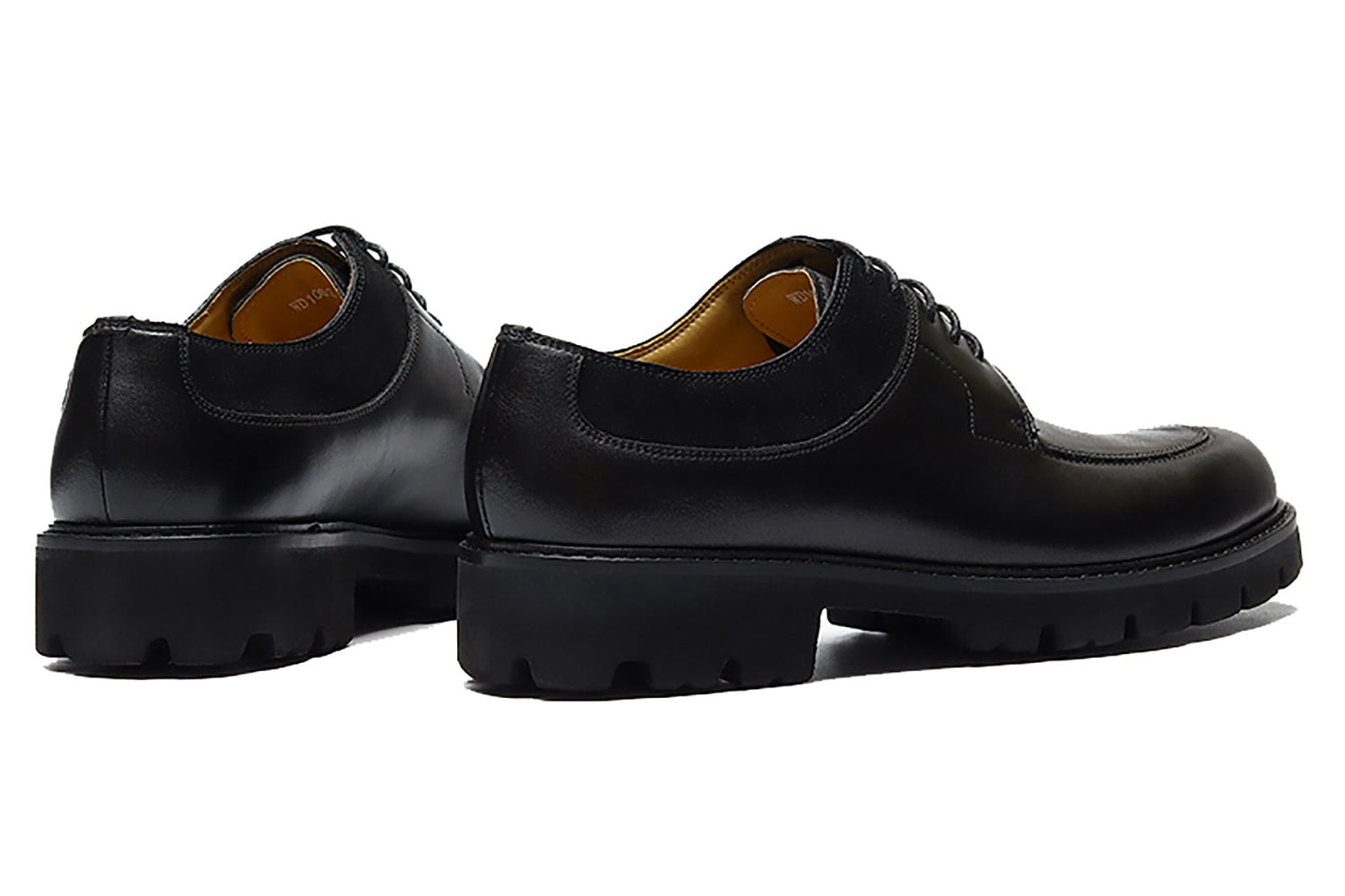 Men's  Genuine Leather Tuxedo Derby Thick Sole Shoes