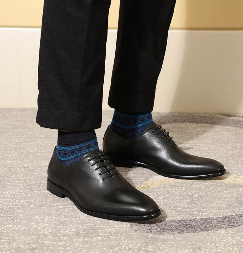Zapatos Oxford formales de vestir para hombre