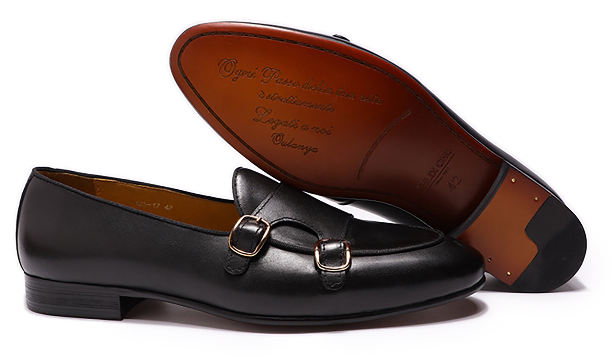 Men's Dress Formal Monk Strap Penny Loafers