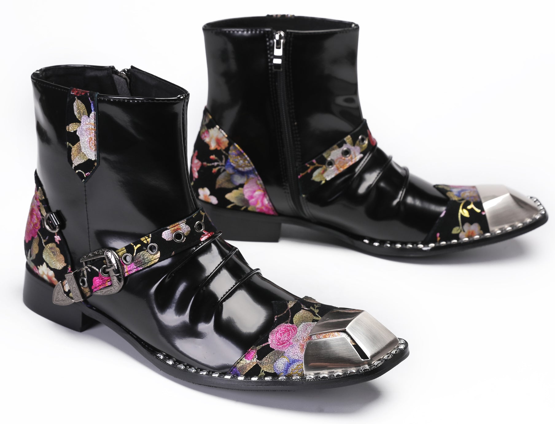 Mens Square Toe Western Boots Singer Ballroom
