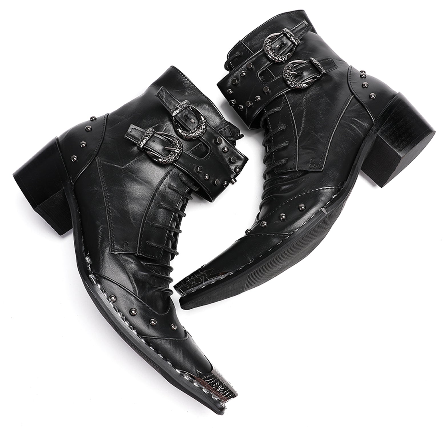 Mens  Cowboy Boots Casual Party Rock Disco