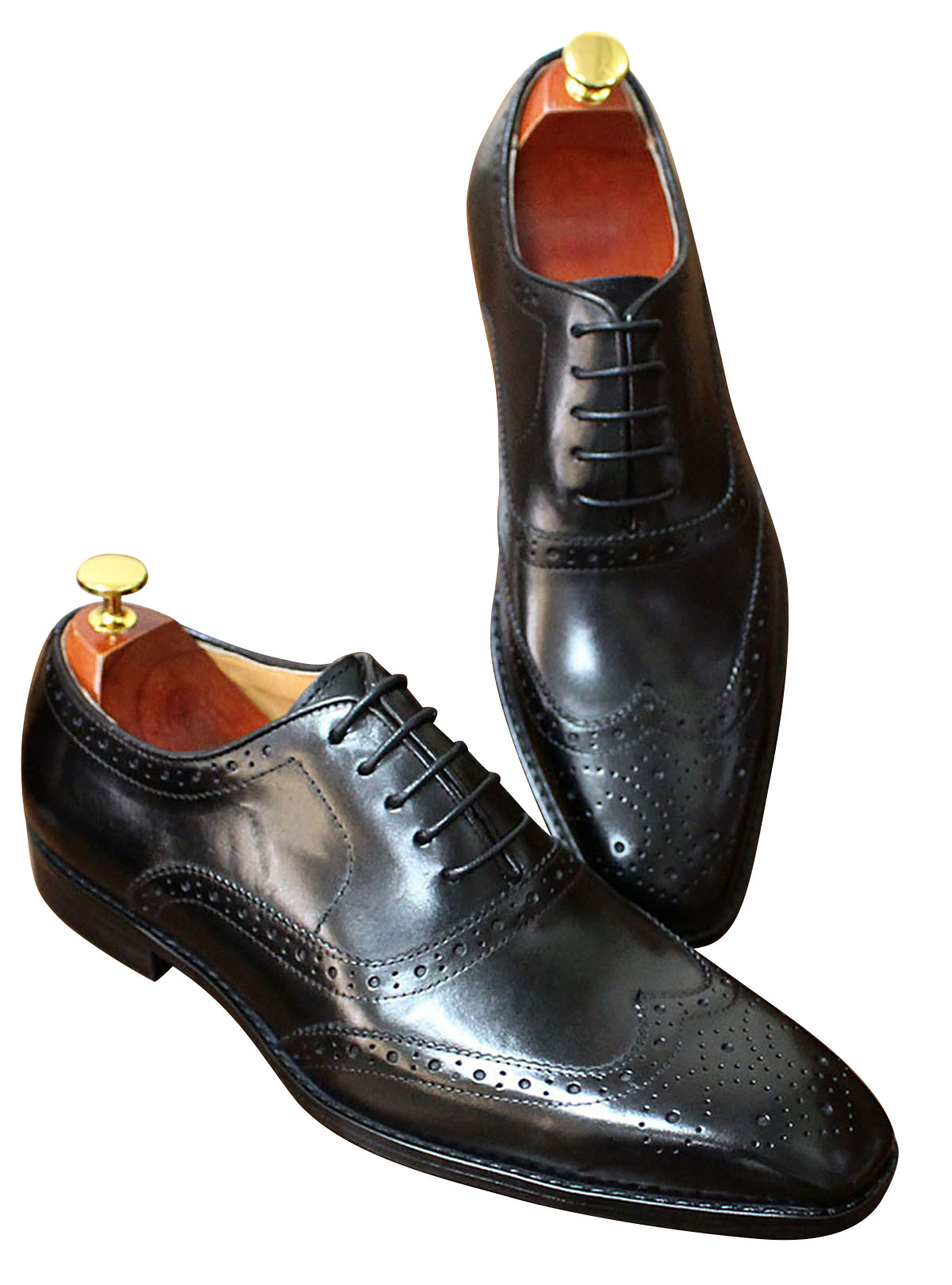 Vestido de hombre Oxfords formales con puntas de ala