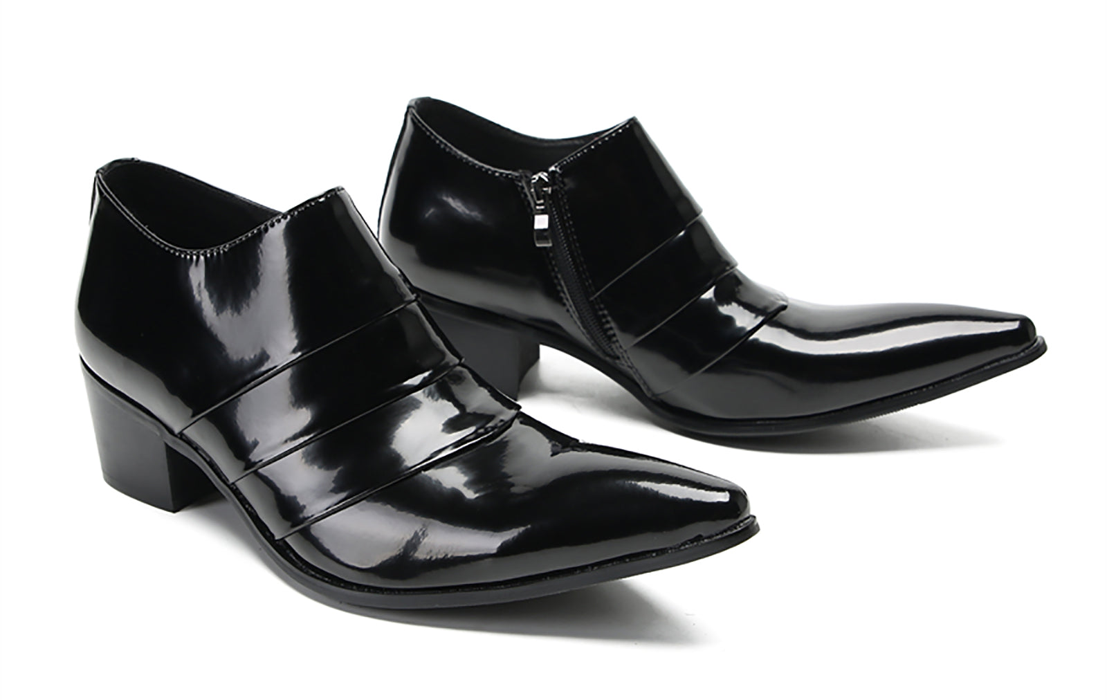 Men's Folded Texture Silp On Opera Pumps