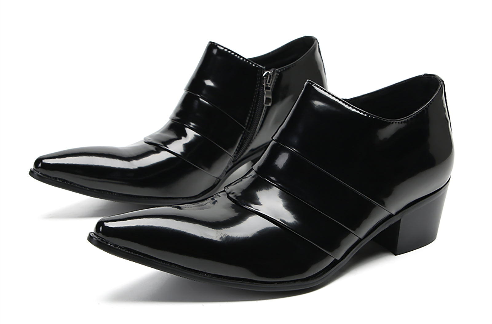 Men's Folded Texture Silp On Opera Pumps
